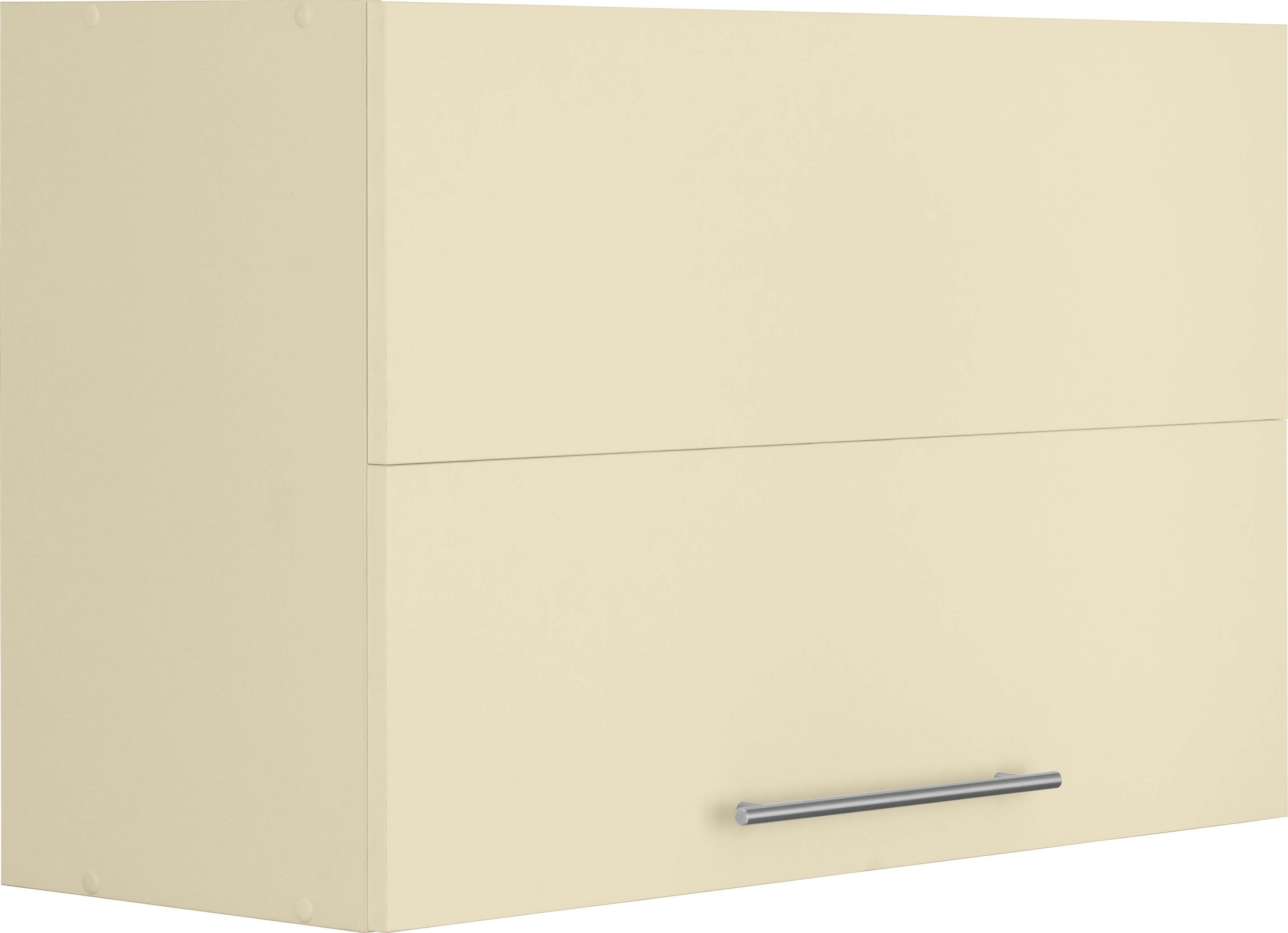 wiho Küchen Hangend kastje met vouwklep Unna 90 cm breed, met soft-closefunctie hangkasten geel
