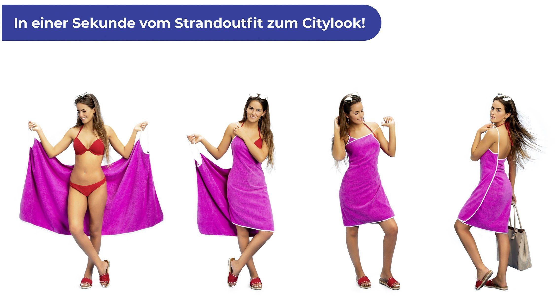 Maximex Douchelaken Wikkel-strandjurk (1 stuk)