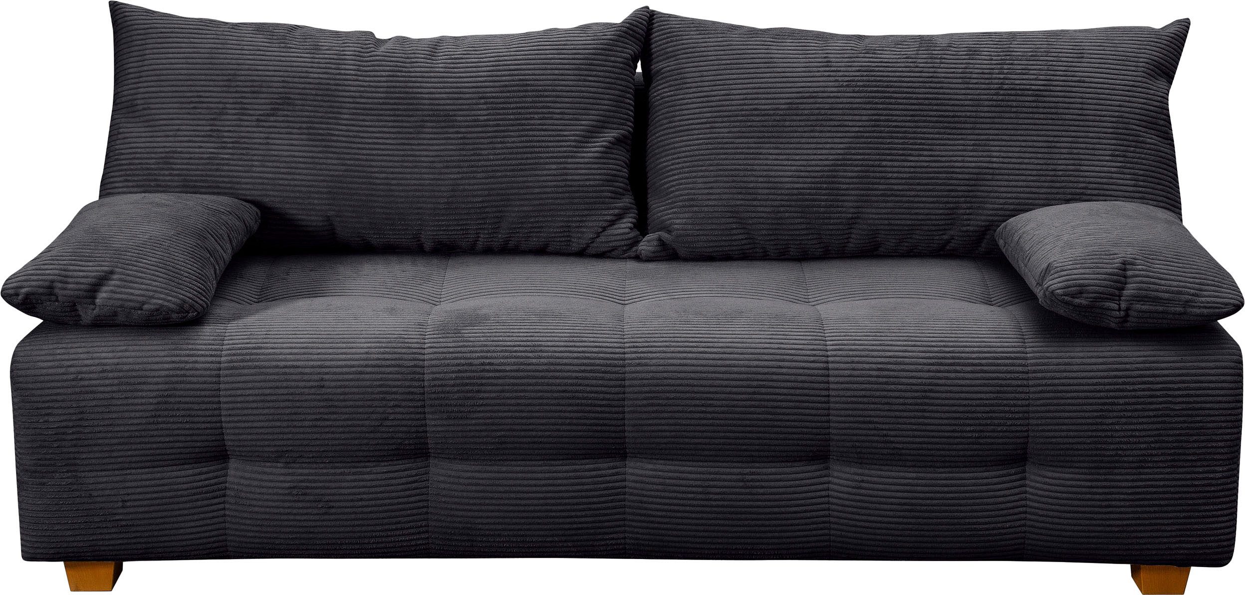 COLLECTION AB Slaapbank Bella Slaapbank, bedlade, bonellvering, rugkussen, armleuningkussen