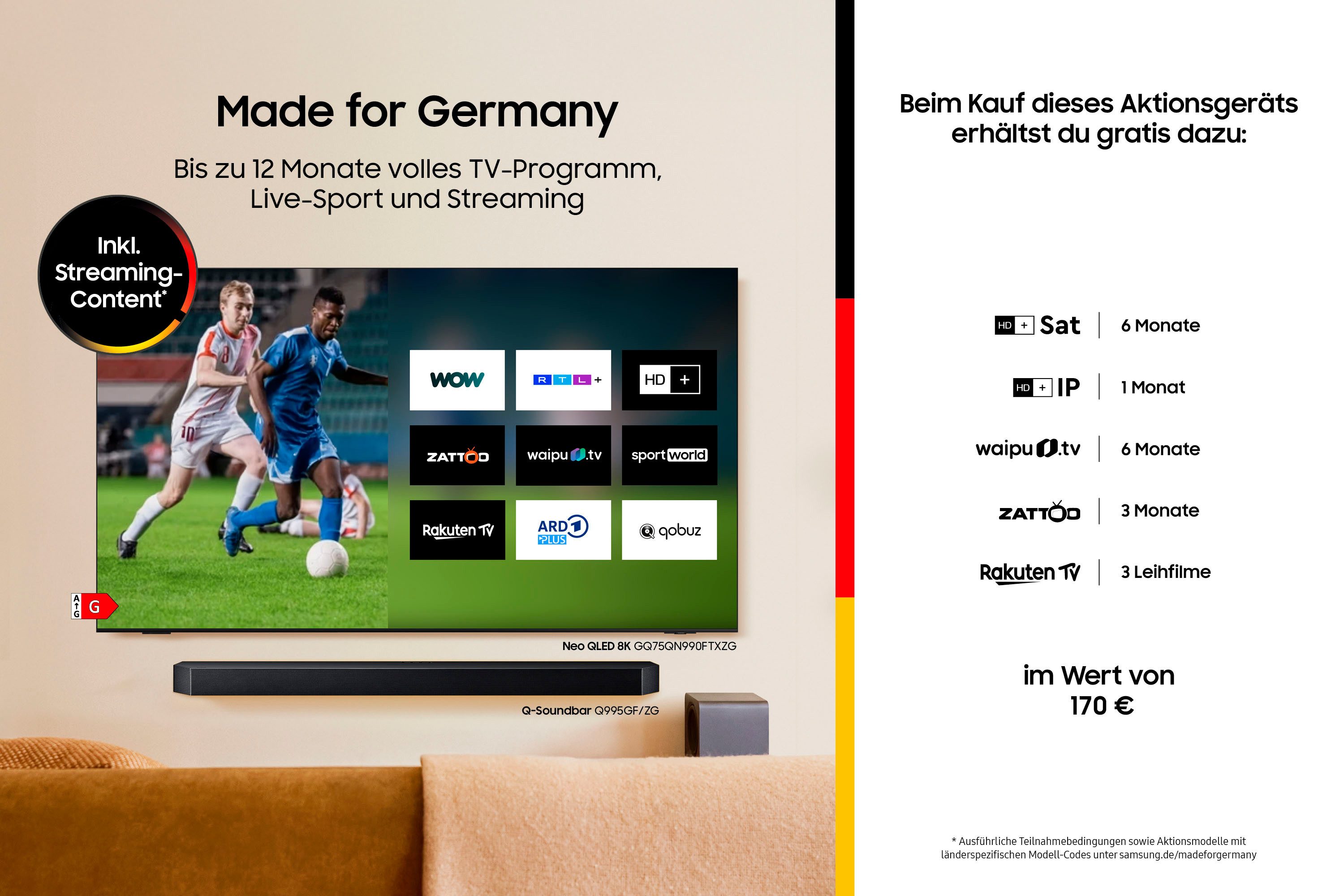 Samsung OLED-TV, 138 cm / 55", 4K Ultra HD, Smart TV, Neural Quantum 4K AI Gen2 processor, Gaming Hub, tot 144Hz