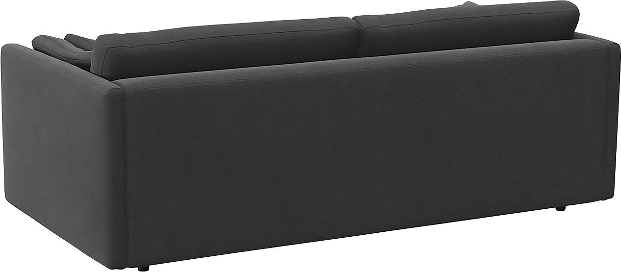 FLEXLUX 3-zitsbank Lovane Zacht en zeer comfortabel, grote zitdiepte op koudschuim, inclusief sierkussen