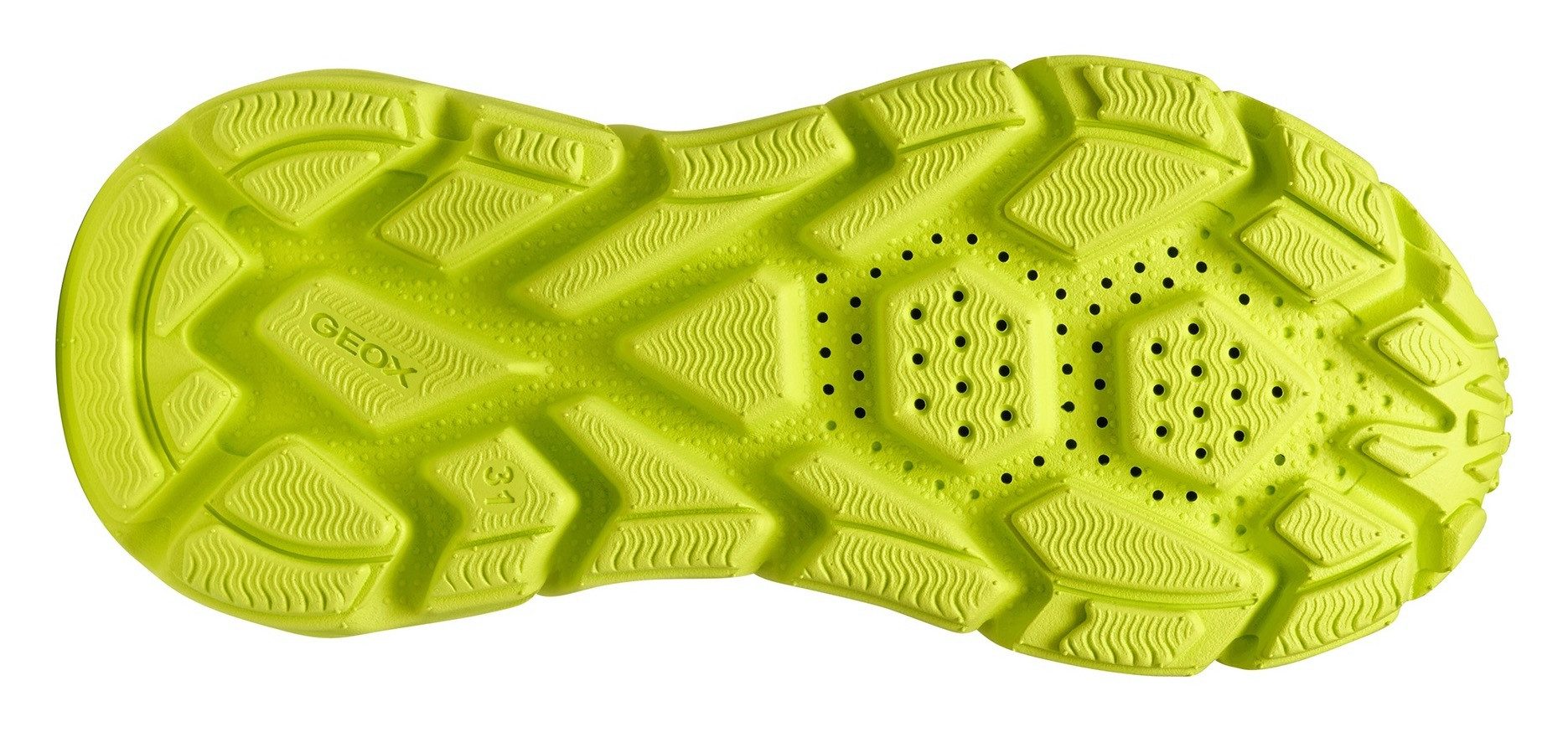 Geox Sneakers J FLEXYPER FAST BOY , chunky sneaker, loopschoen, sportschoen met praktische elastische band