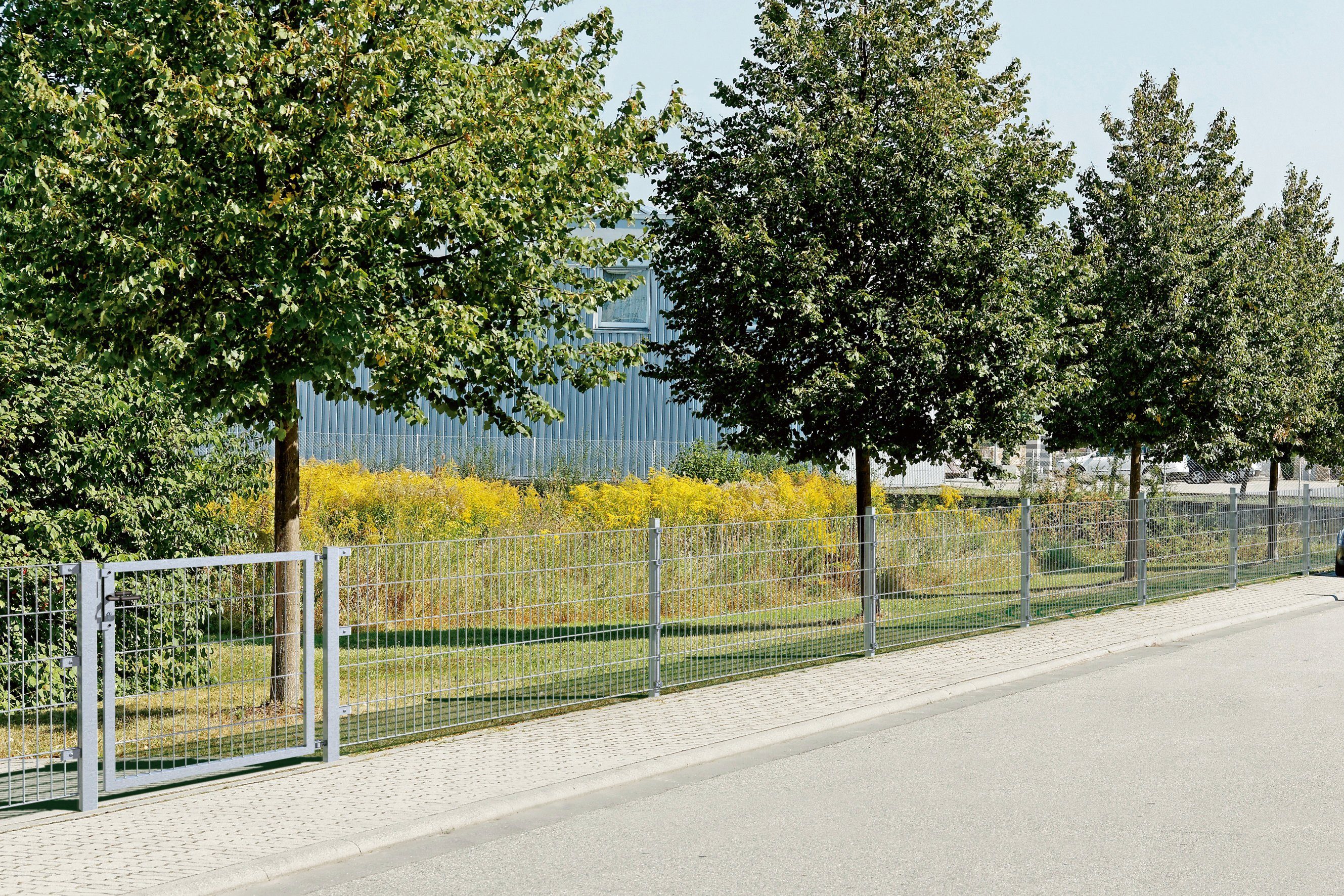 GAH Alberts Dubbelstaafmat hekwerk Basisset Hoogte: 80 - 160 cm, totale lengte: 4 - 30 m, voor plaatsing in beton (set)