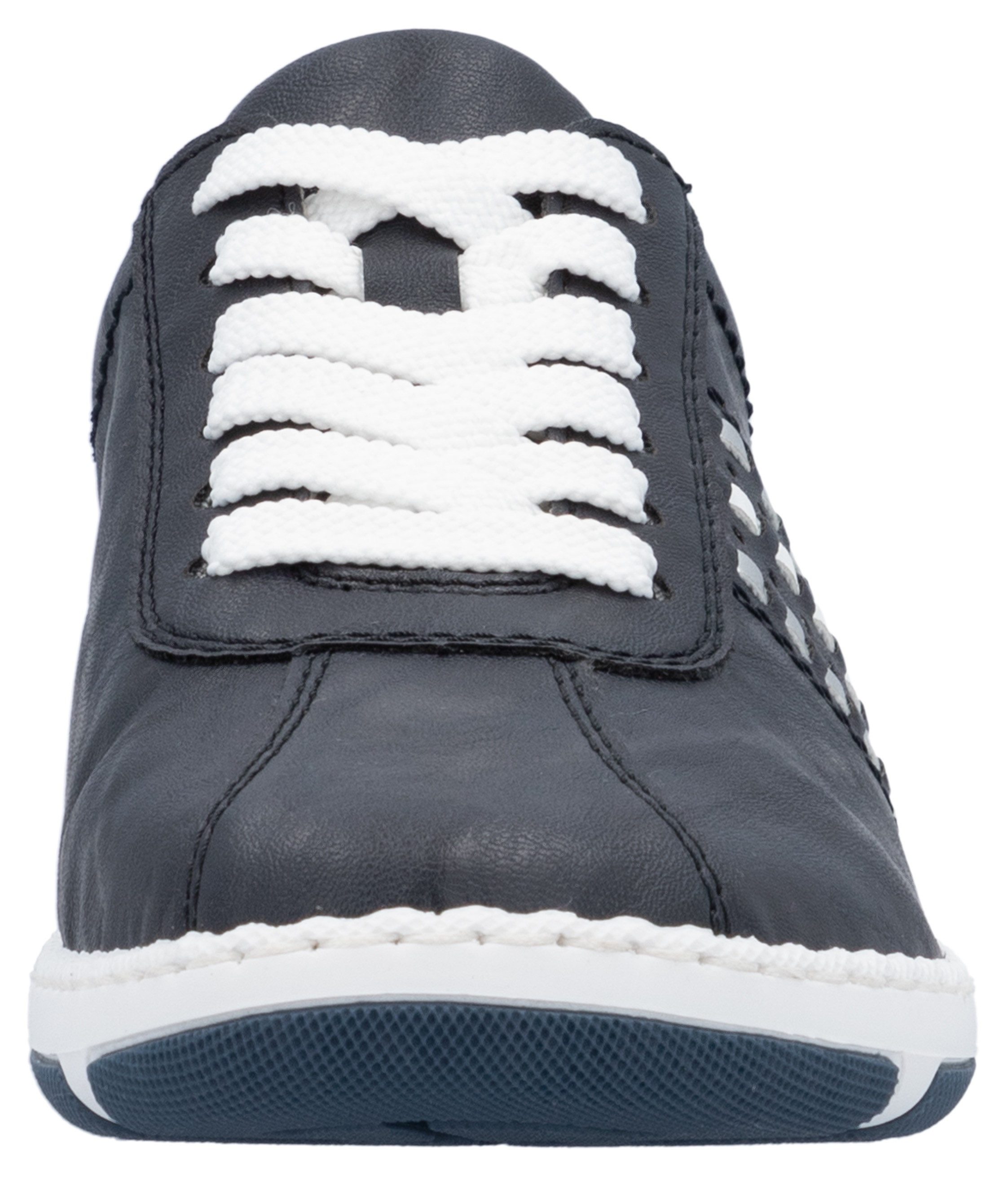 Rieker Sneakers , lage schoen, vrijetijdsschoen, veterschoen met gevoerde schacht