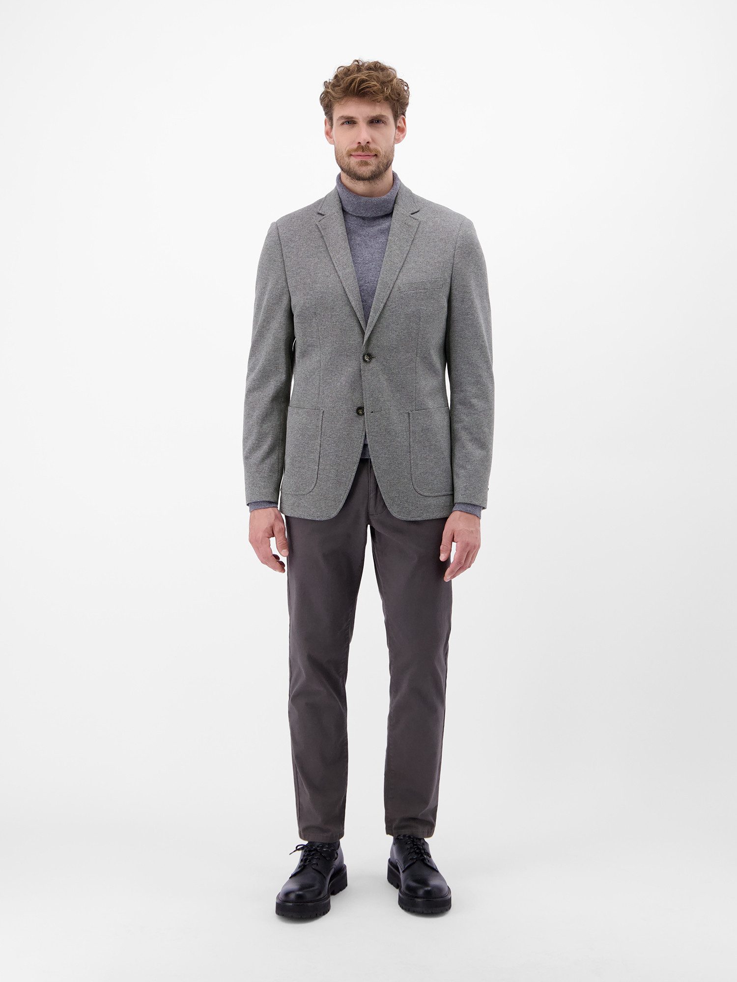 Lerros Jerseycolbert LERROS Jersey blazer in gebreide look