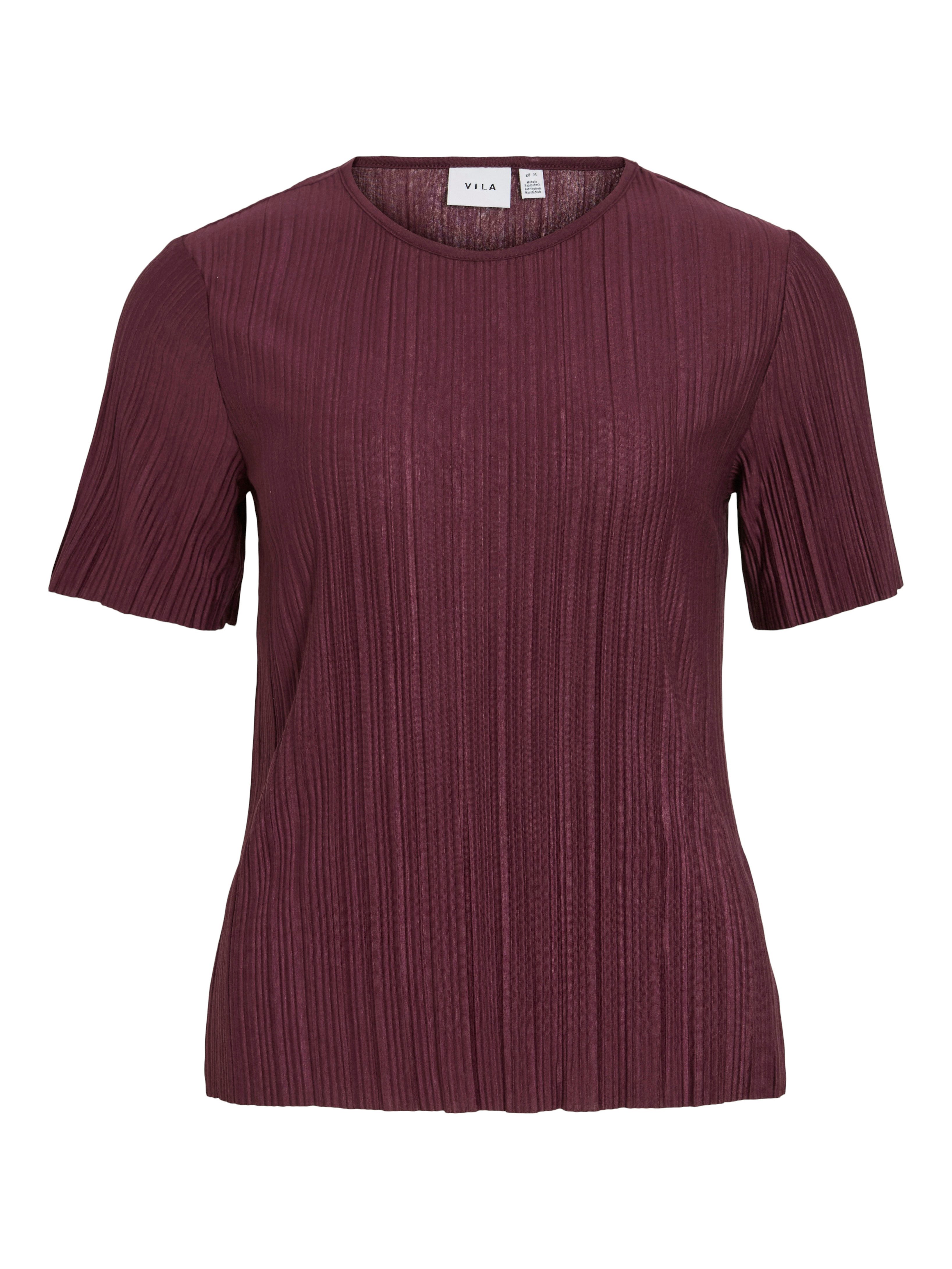 Vila Shirt met korte mouwen VIPLISA O-NECK S/S TOP - NOOS