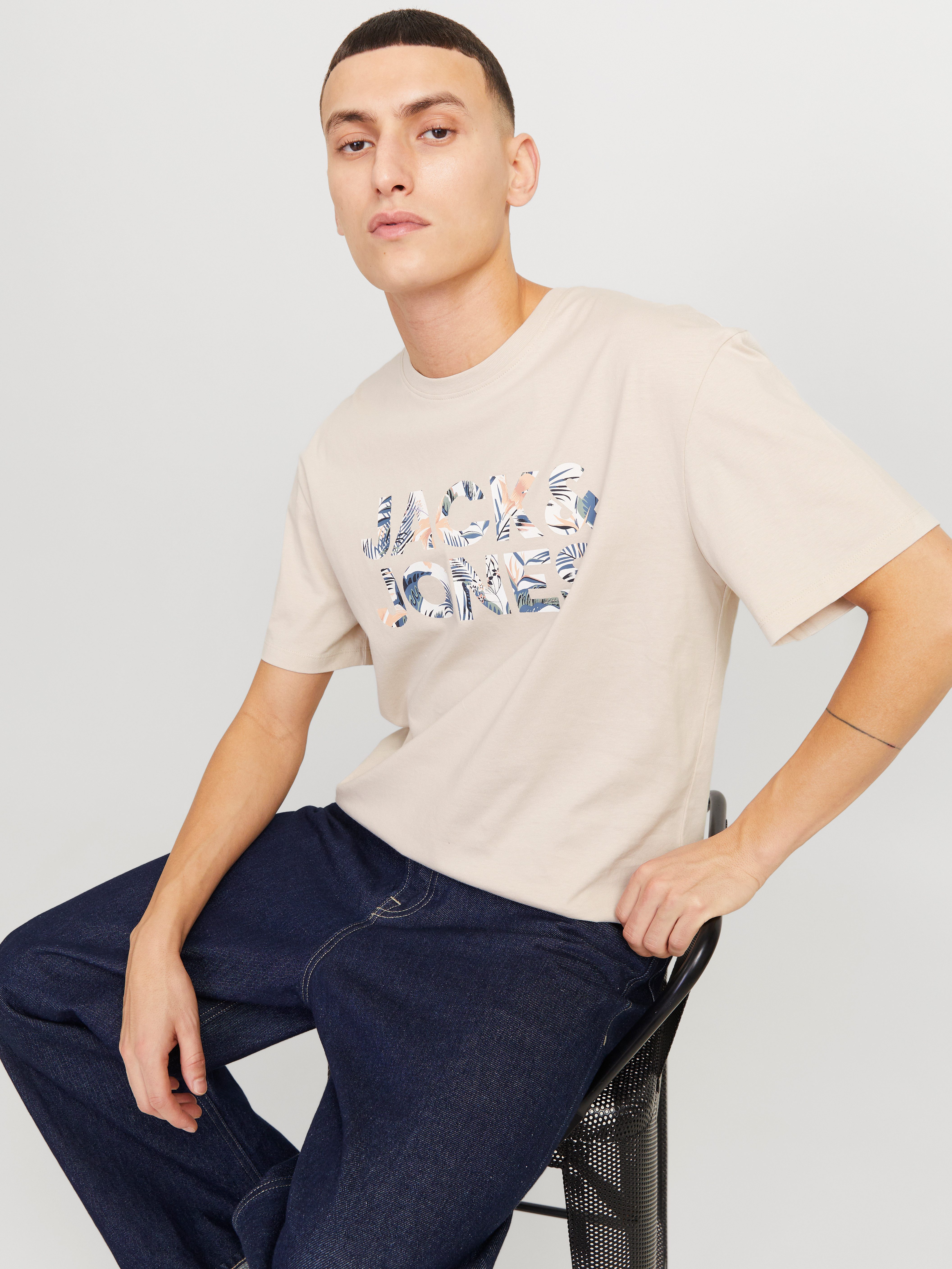 Jack & Jones Shirt met ronde hals JJEBRYAN CORP LOGO TEE SS O-NECK NOOS