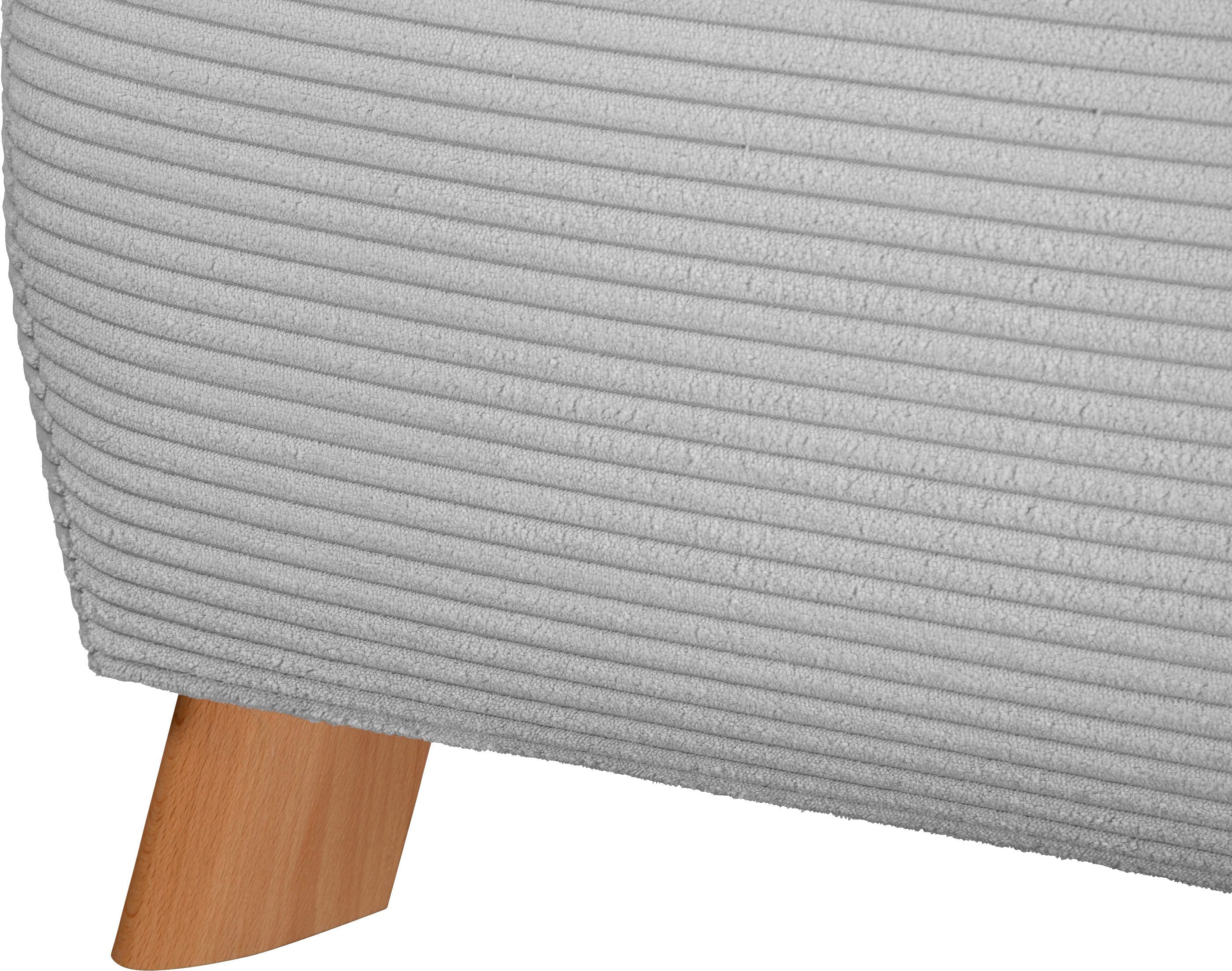 Maintal Gestoffeerd bed Hügeldorf inclusief bedlade, verkrijgbaar in h2, h3 & h4, van cord bekleding