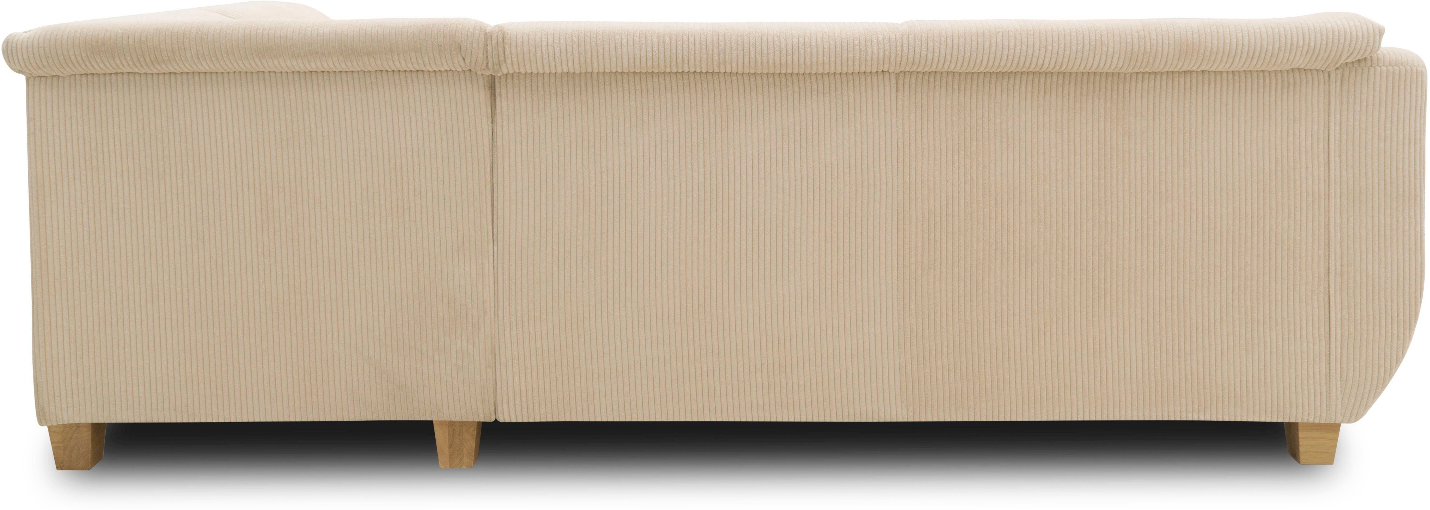 Home affaire Hoekbank Yesterday tijdloos en elegant, comfortabele armleuningen, L-vorm