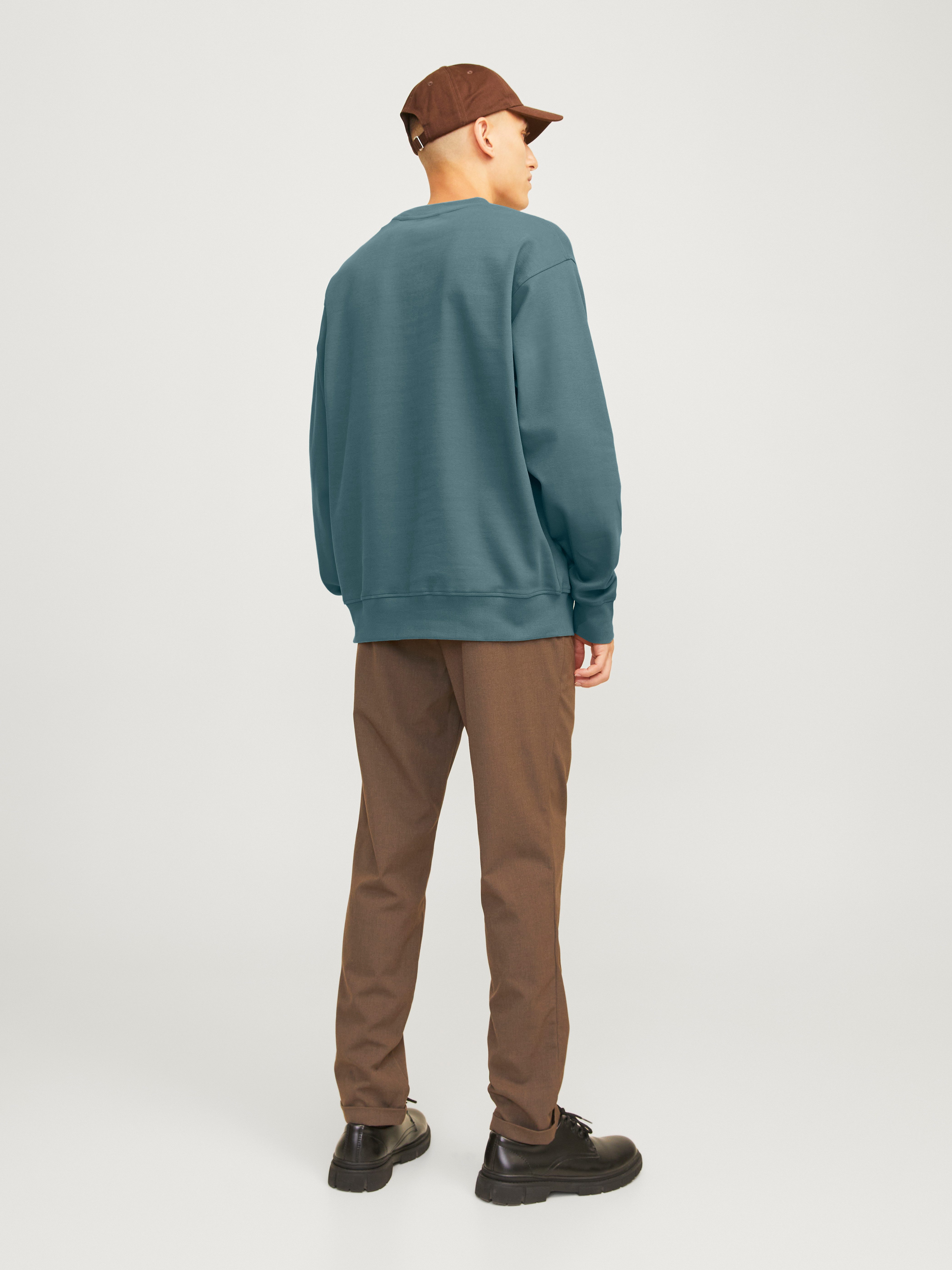 Jack & Jones Sweatshirt JPRBLACHAD BRANDING SWEAT CREW NECK LN