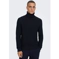 only  sons coltrui tuck 7 roll neck blauw