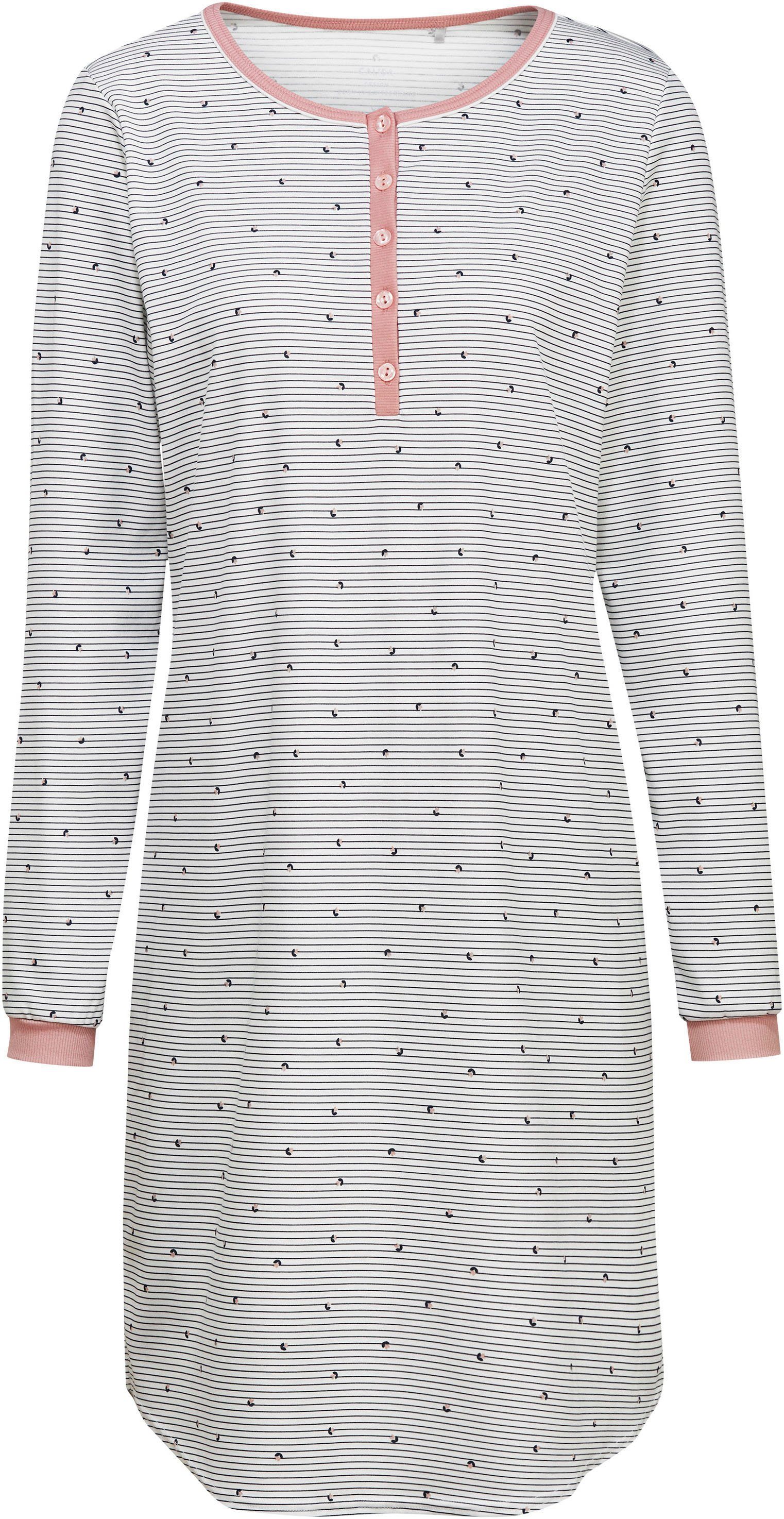 CALIDA Nachthemd Sweet Dreams , modern fit, fijne strepen