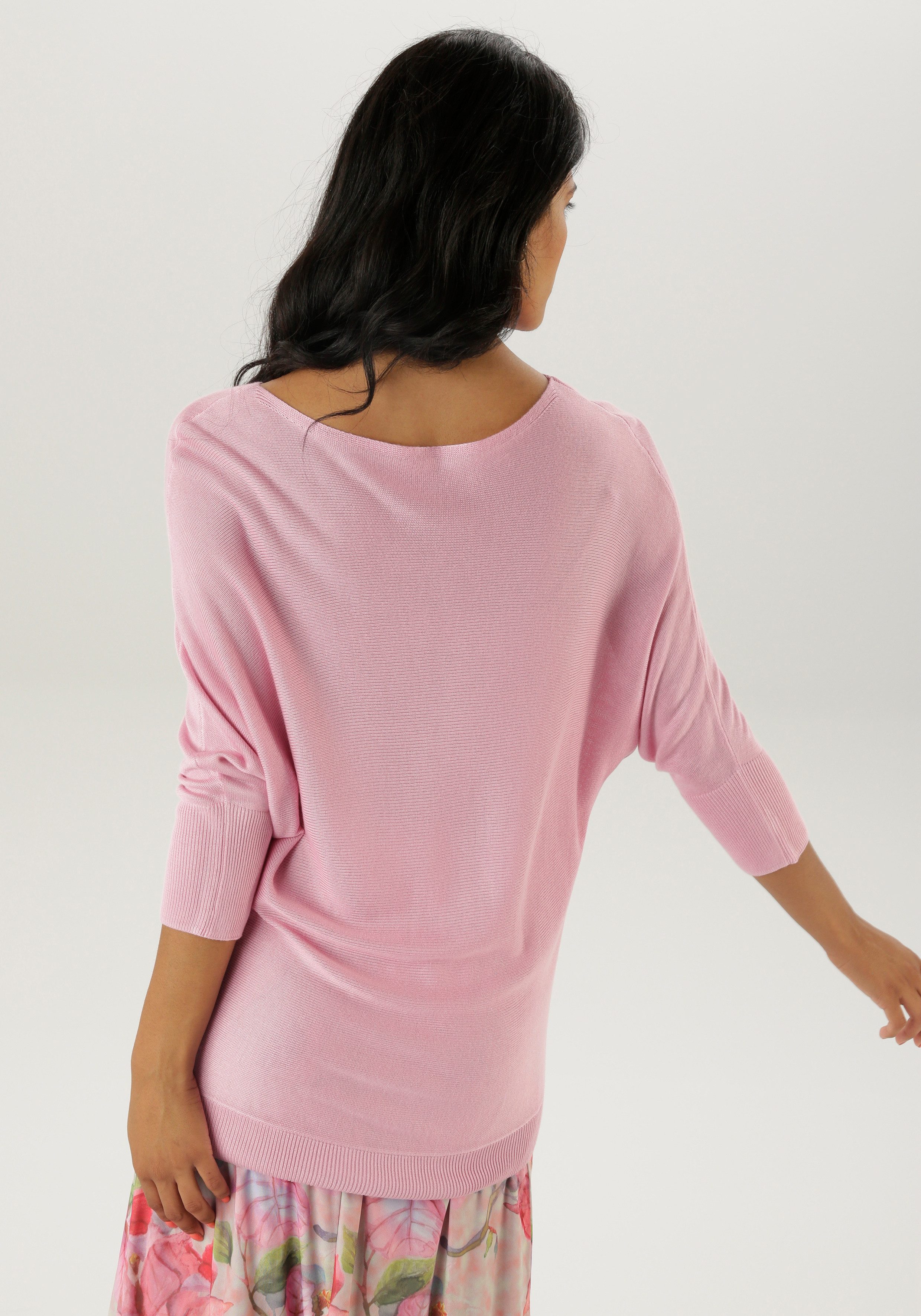 Aniston SELECTED Gebreide trui met boothals - nieuwe collectie