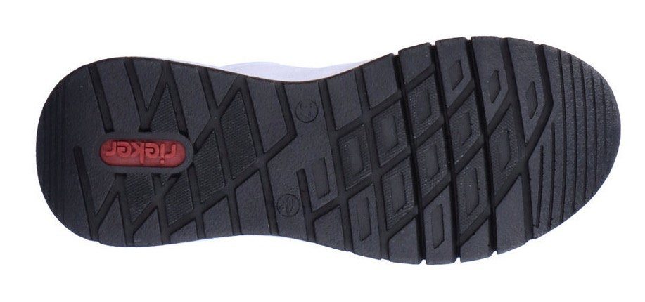 Rieker Sneakers met memosoft-binnenzool, vrijetijdsschoen, lage schoen, veterschoen