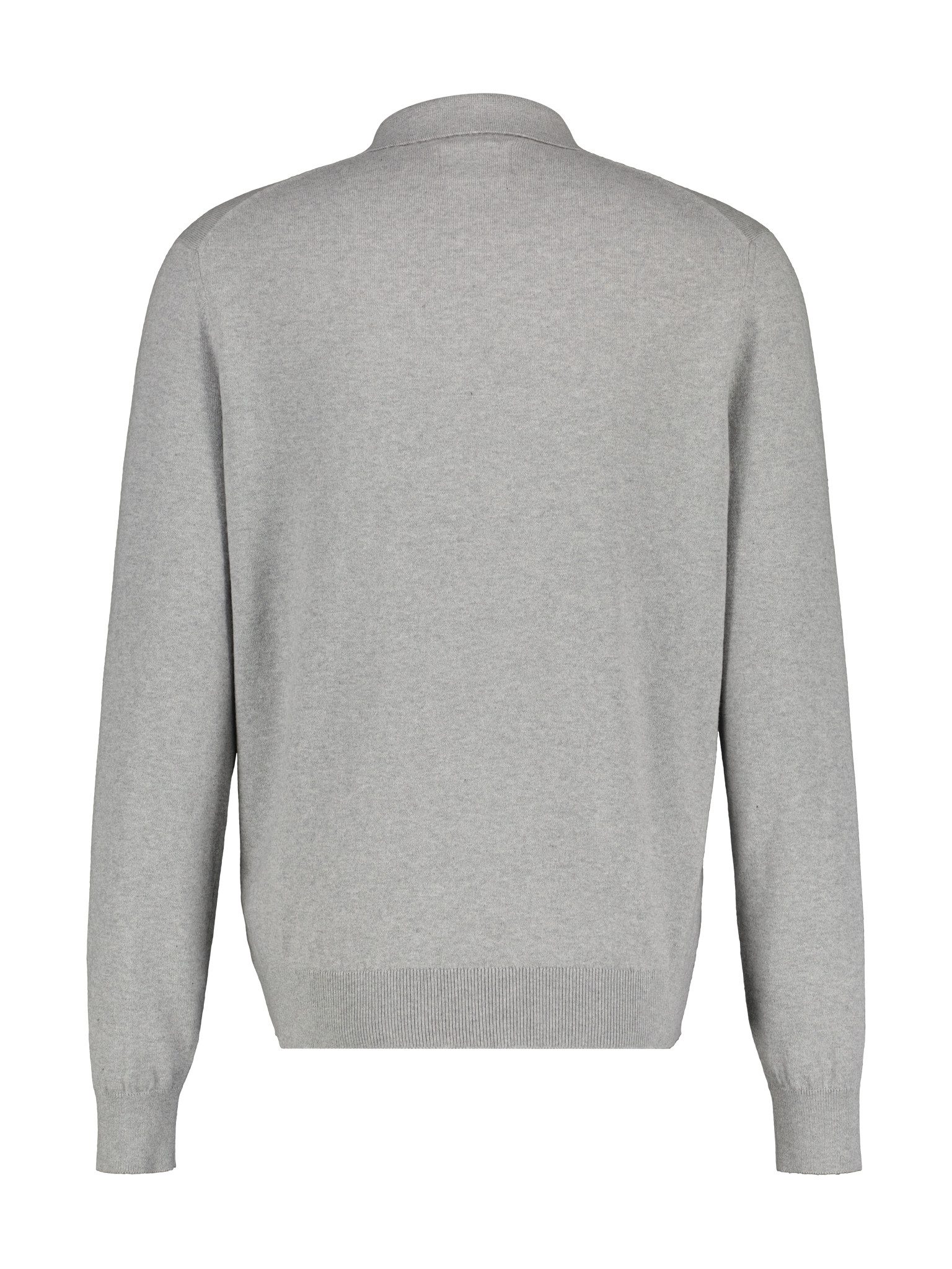 Lerros Poloshirt met lange mouwen met geborduurd logo