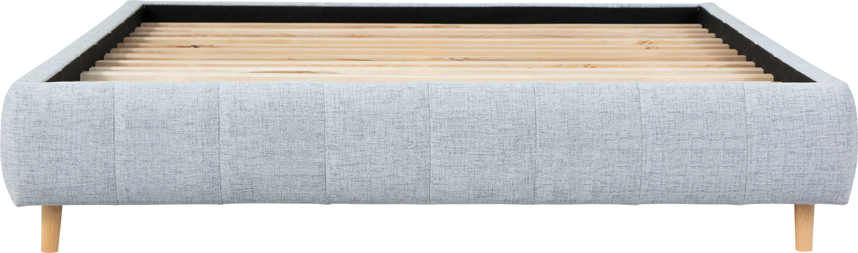 andas Gestoffeerd bed Tarje in 5 breedten, ook in extra lang 220 cm, incl. lattenrol