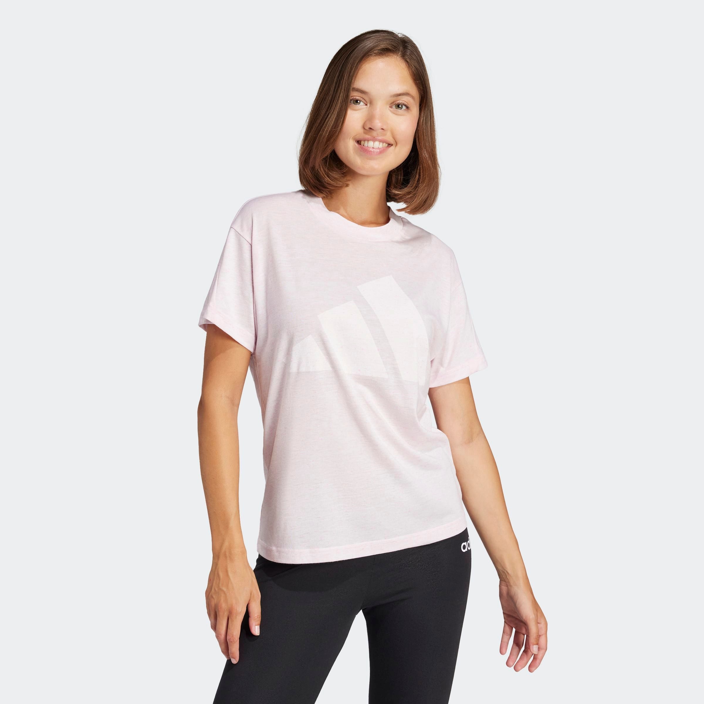 adidas Sportswear T-shirt W WINNERS T dames tops maat M roze