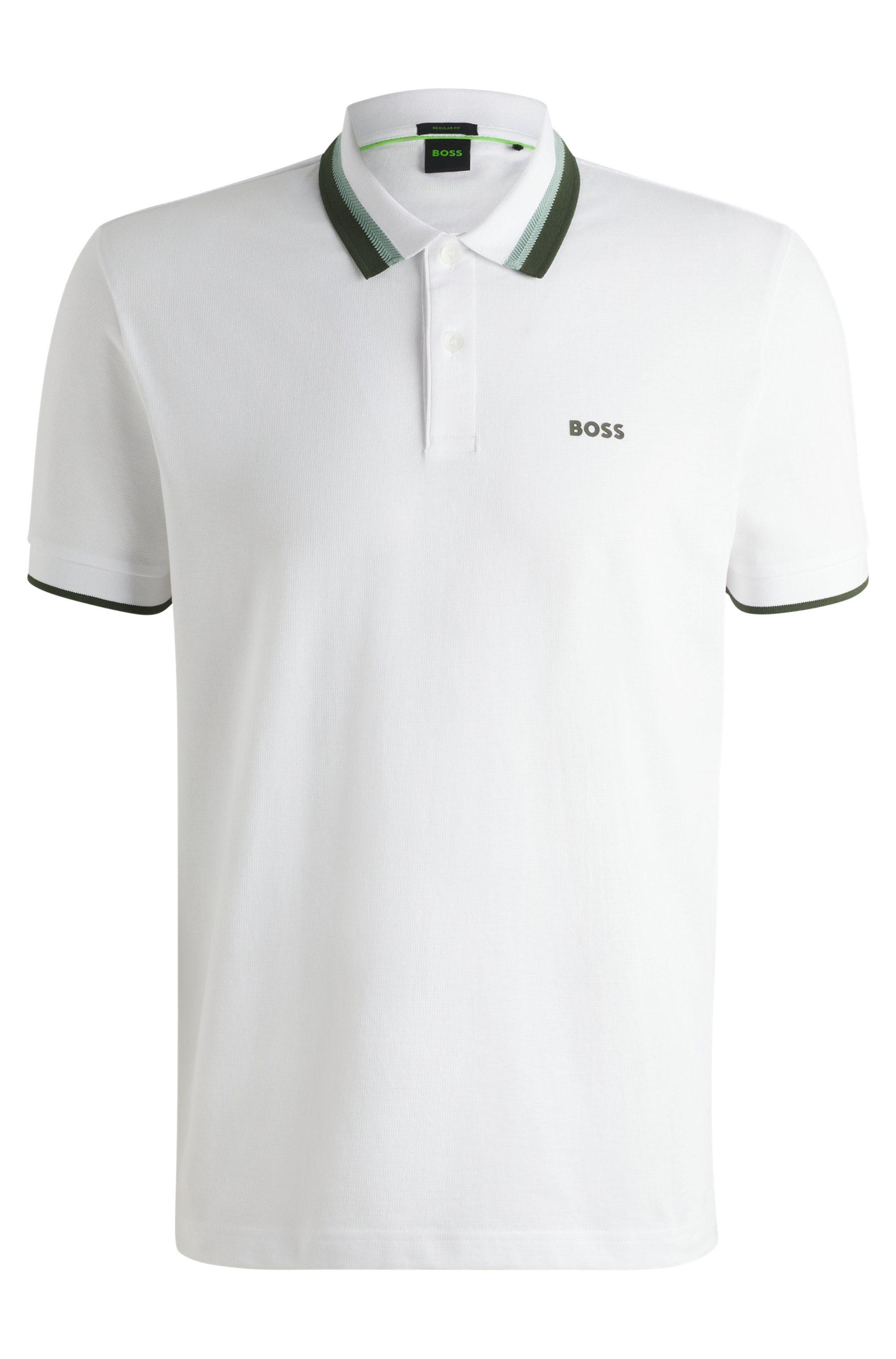 BOSS GREEN Poloshirt Paddy AP Herit met contrastkleurige details
