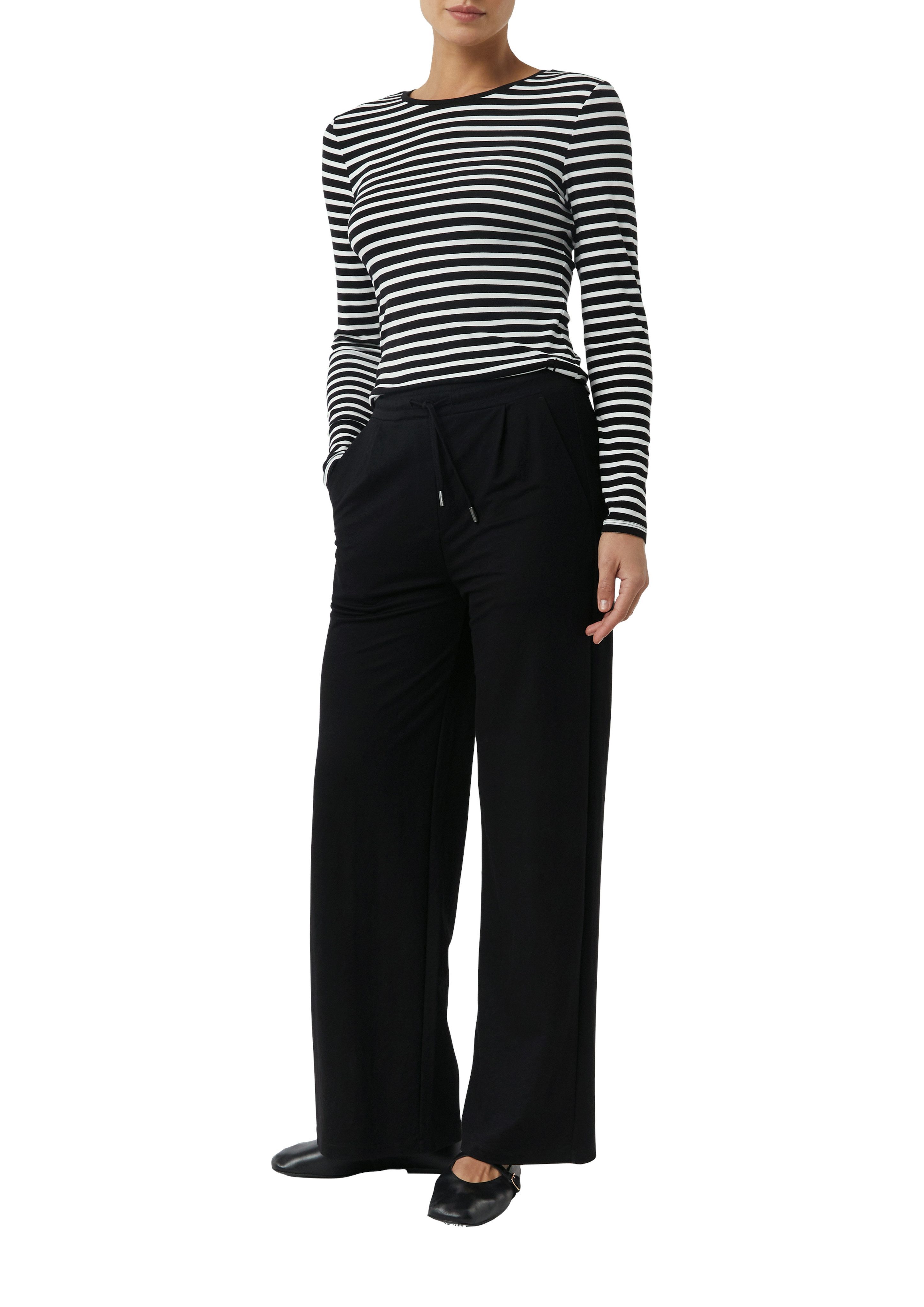 comma casual identity Shirt met lange mouwen