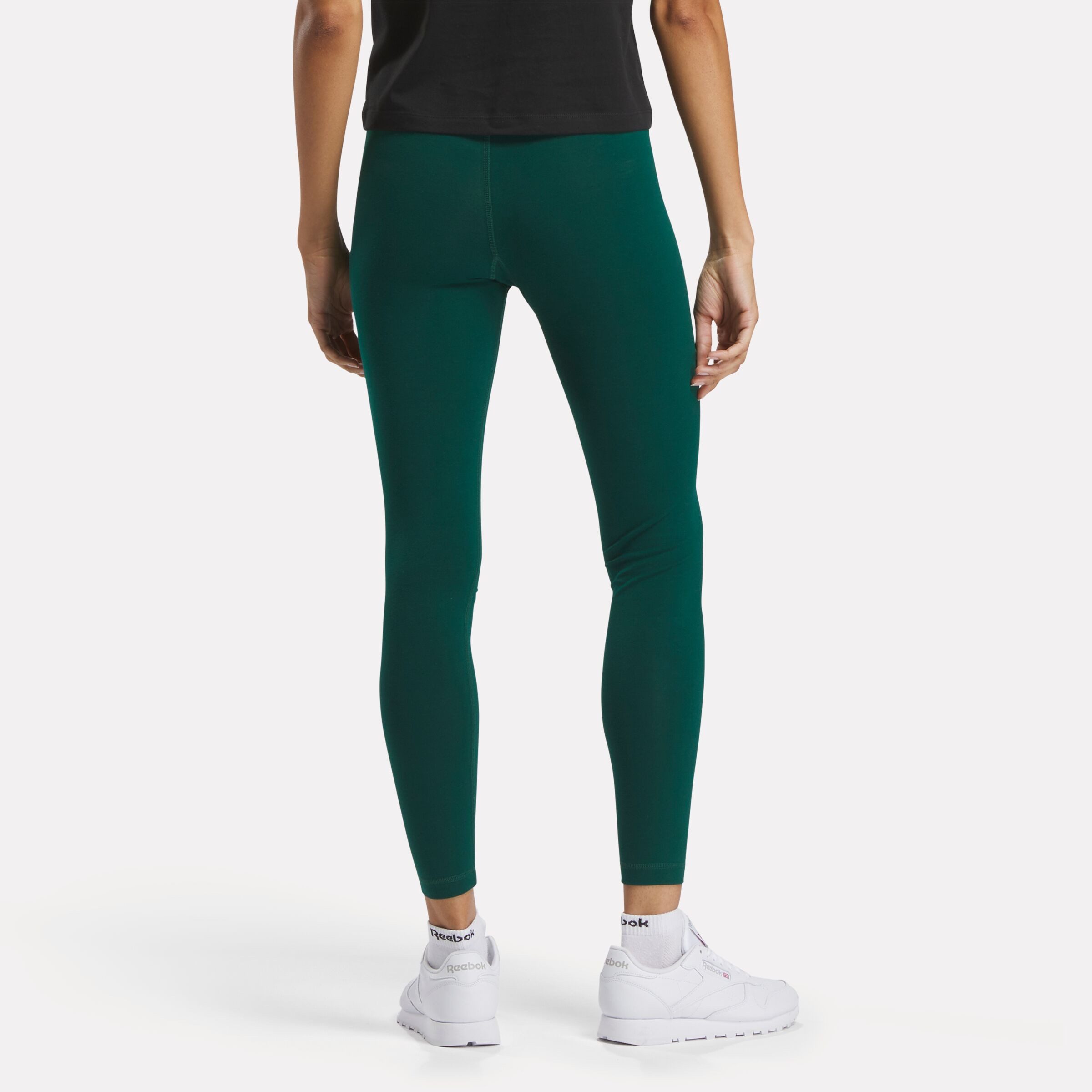 Reebok Legging RI SL COTTON LEGGING/COLLEGIATE GREEN (1-delig)