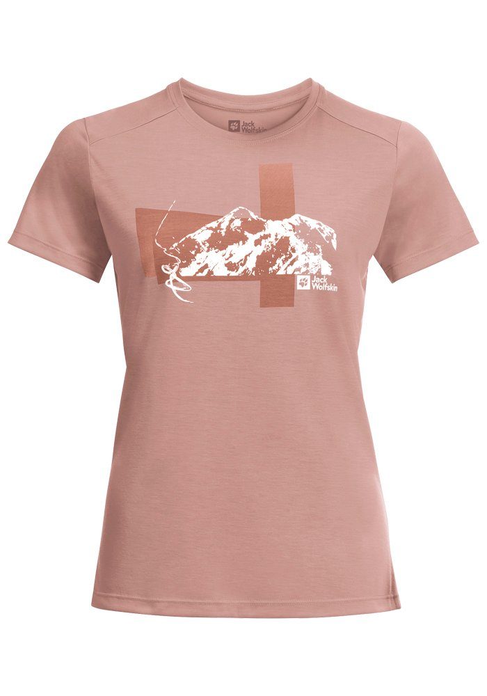 Jack Wolfskin T-shirt VONNAN S/S GRAPHIC T W