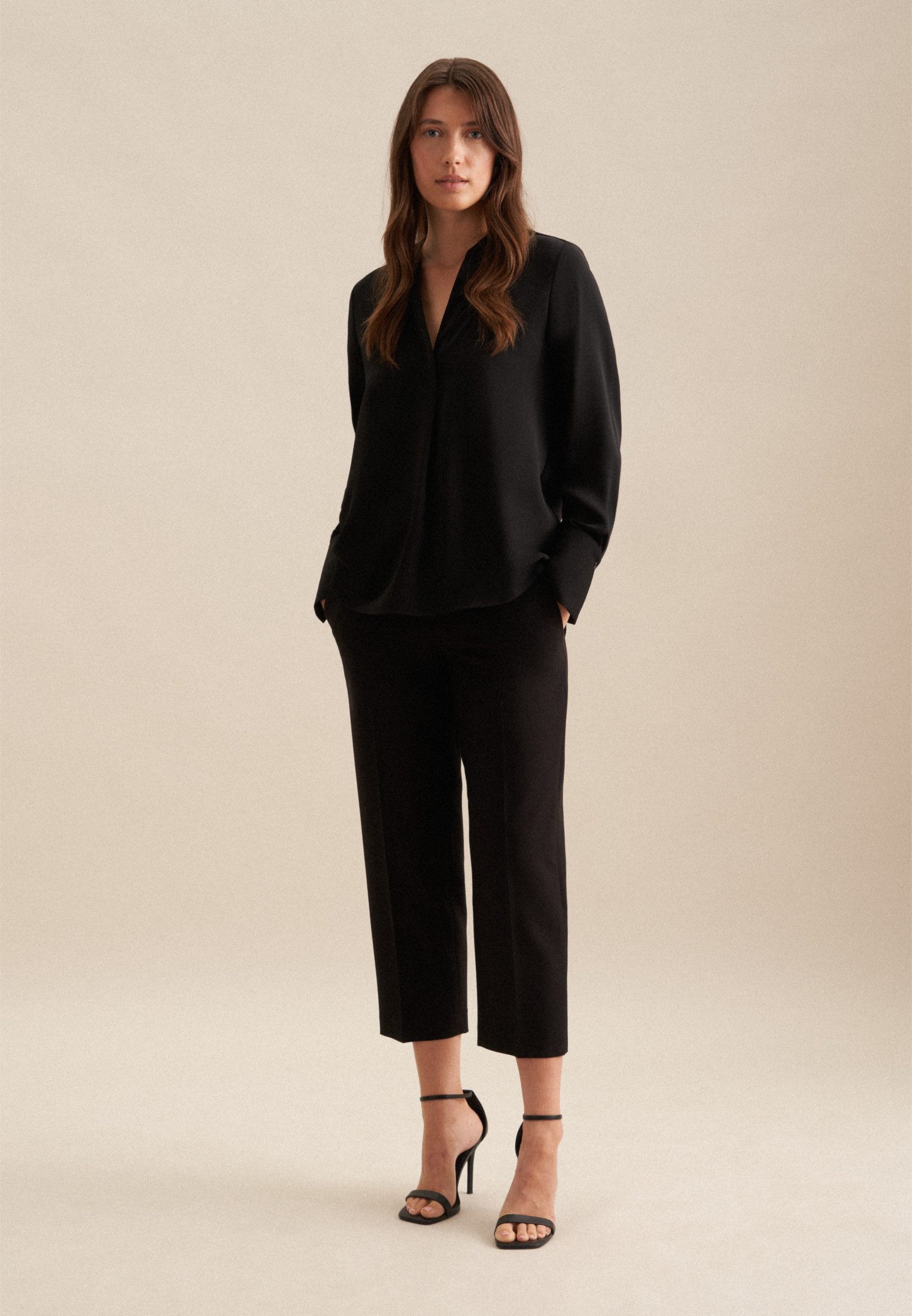 seidensticker Klassieke blouse Tuniek uni