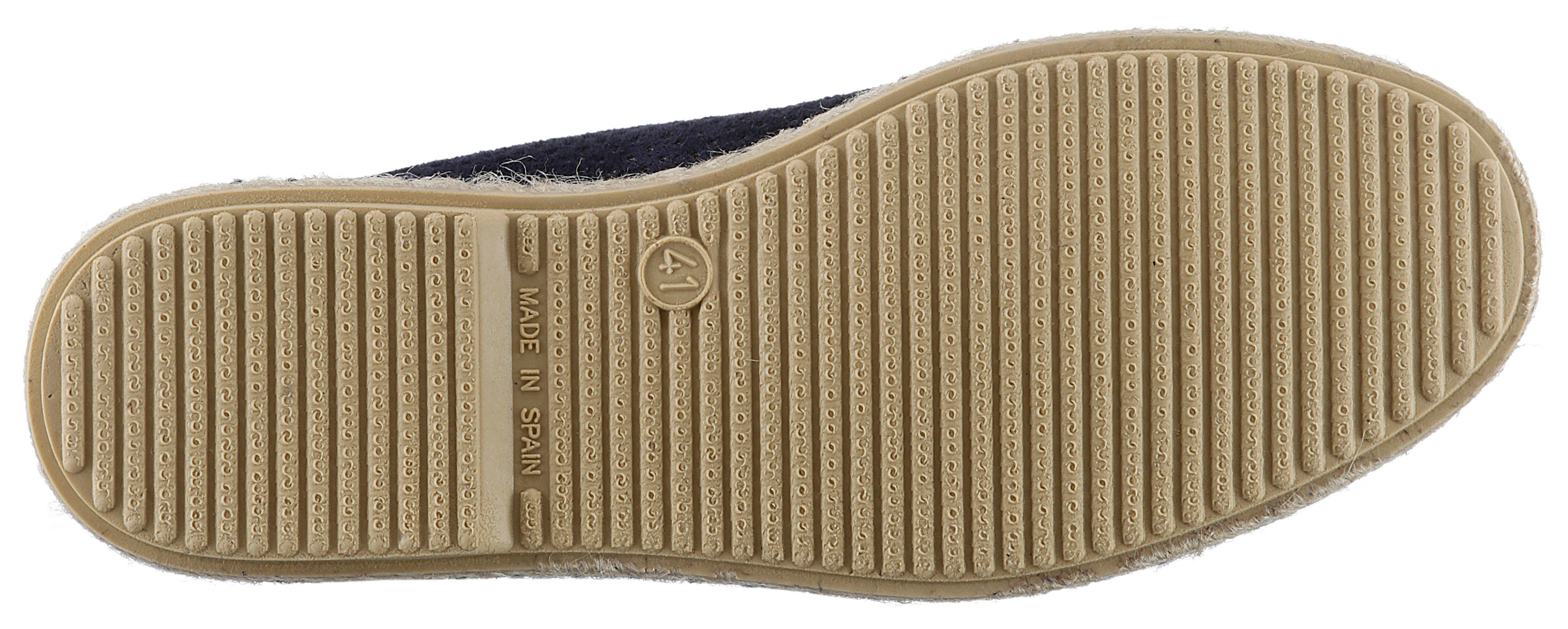 VERBENAS Mocassins TRUMAN HOLE , espadrilles, zomerschoen, vrijetijdsschoen met mooie siernaad