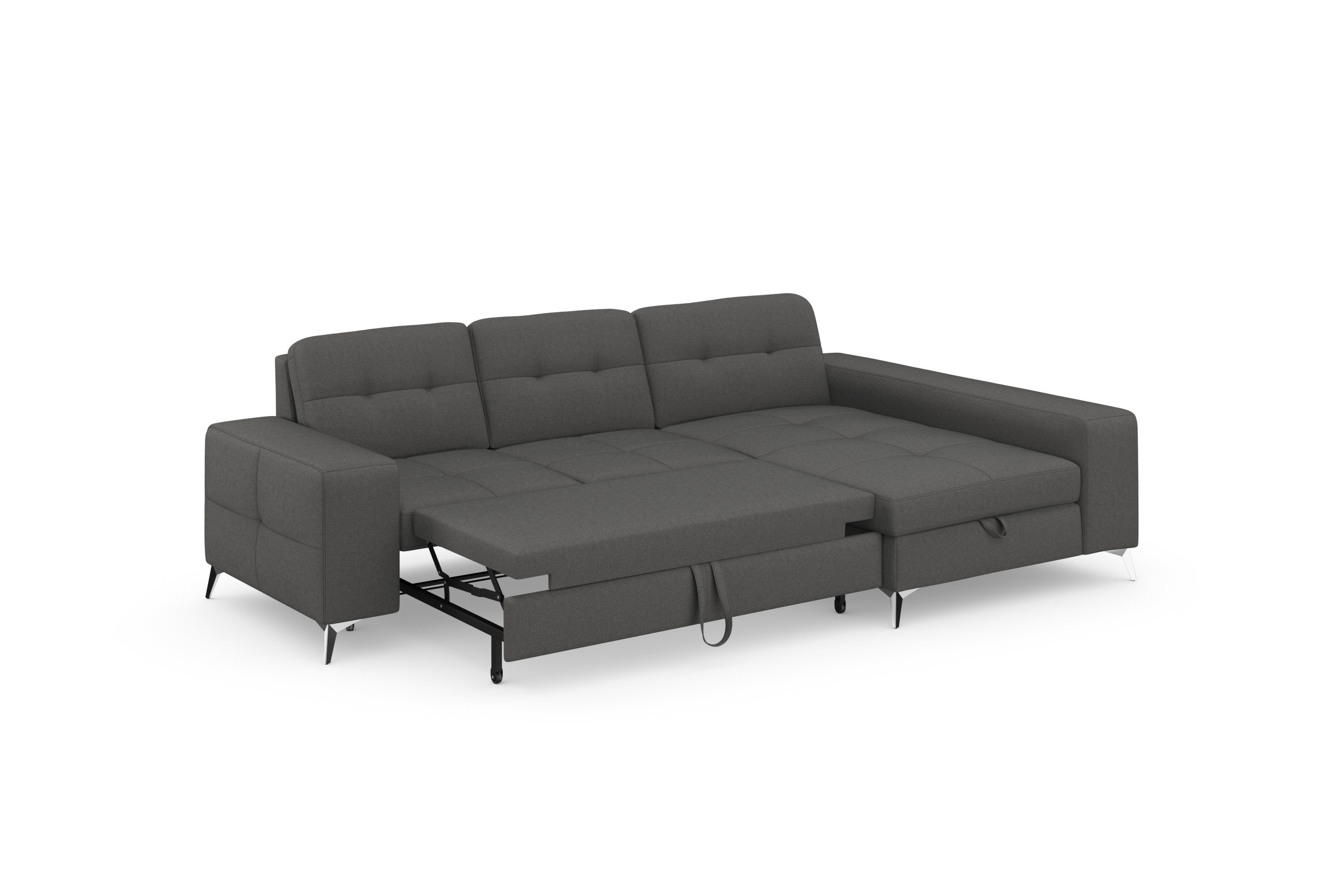 sit&more Hoekbank Baviene L-vorm inclusief zitdiepteverstelling en binnenvering, slaapfunctie naar keuze