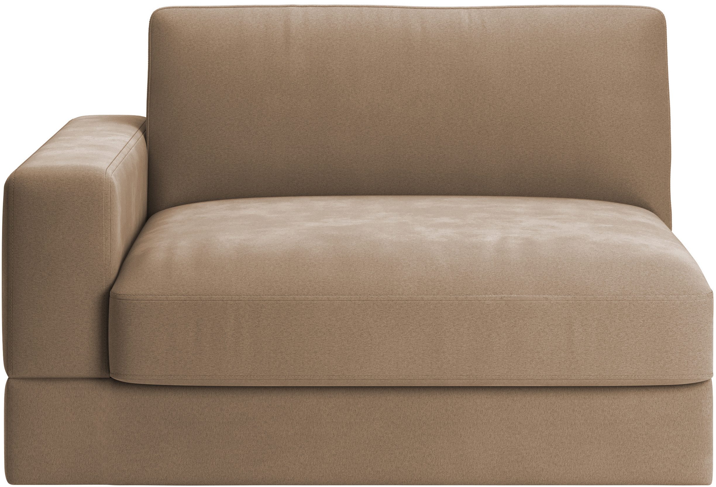 RAUM.ID 1,5-zits Innovid Modern modulair bekledingsprogramma xxl fauteuils maat Luxe-microvezel ALTARA NUBUCK bruin