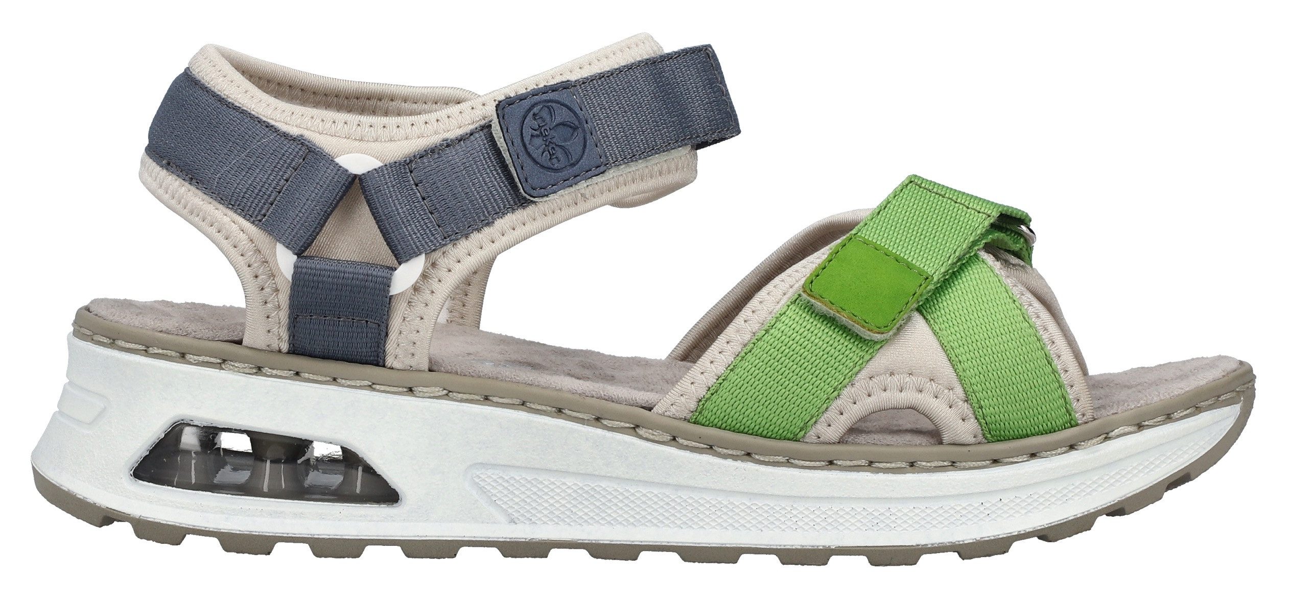 Rieker Trekkingsandalen met praktische klittenbandsluitingen