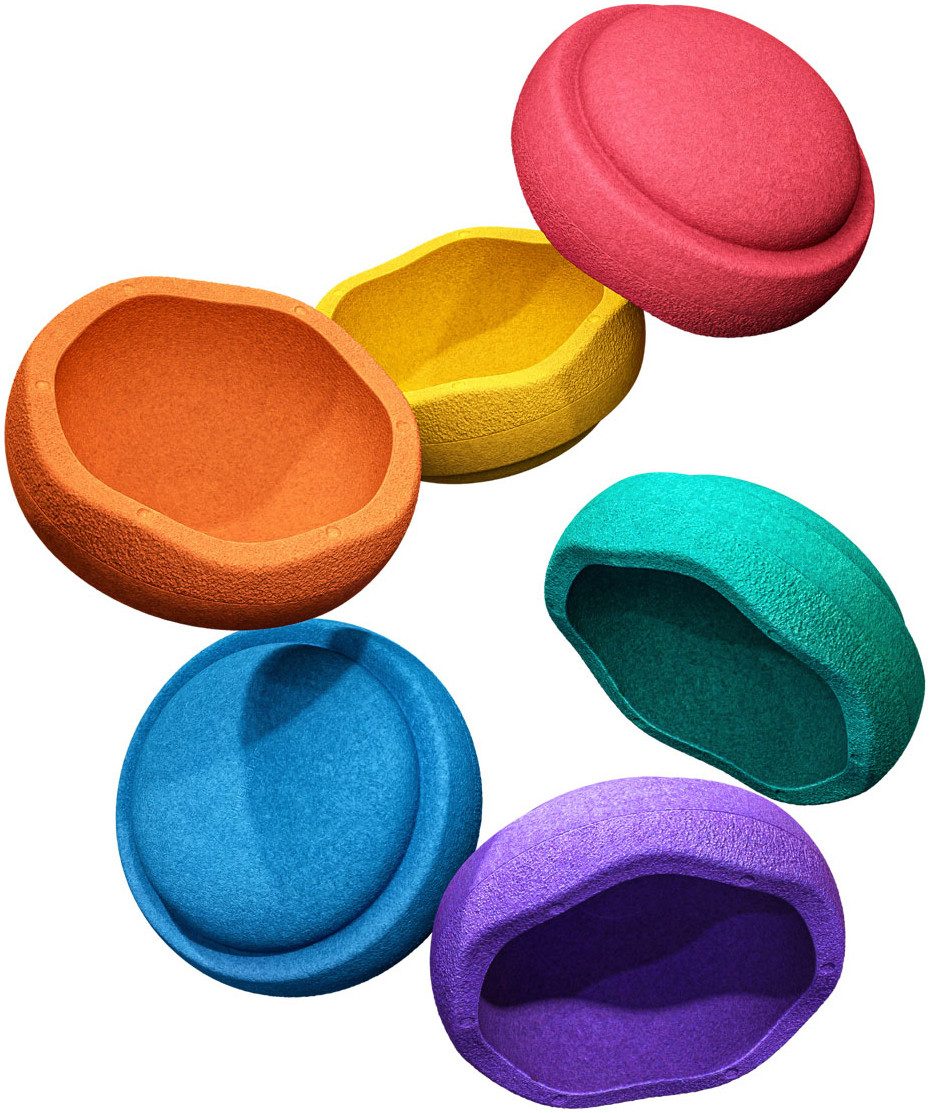 Stapelstein Balancetrainer Stapelstein® Original Mini regenboog classic (set, 6-delig)