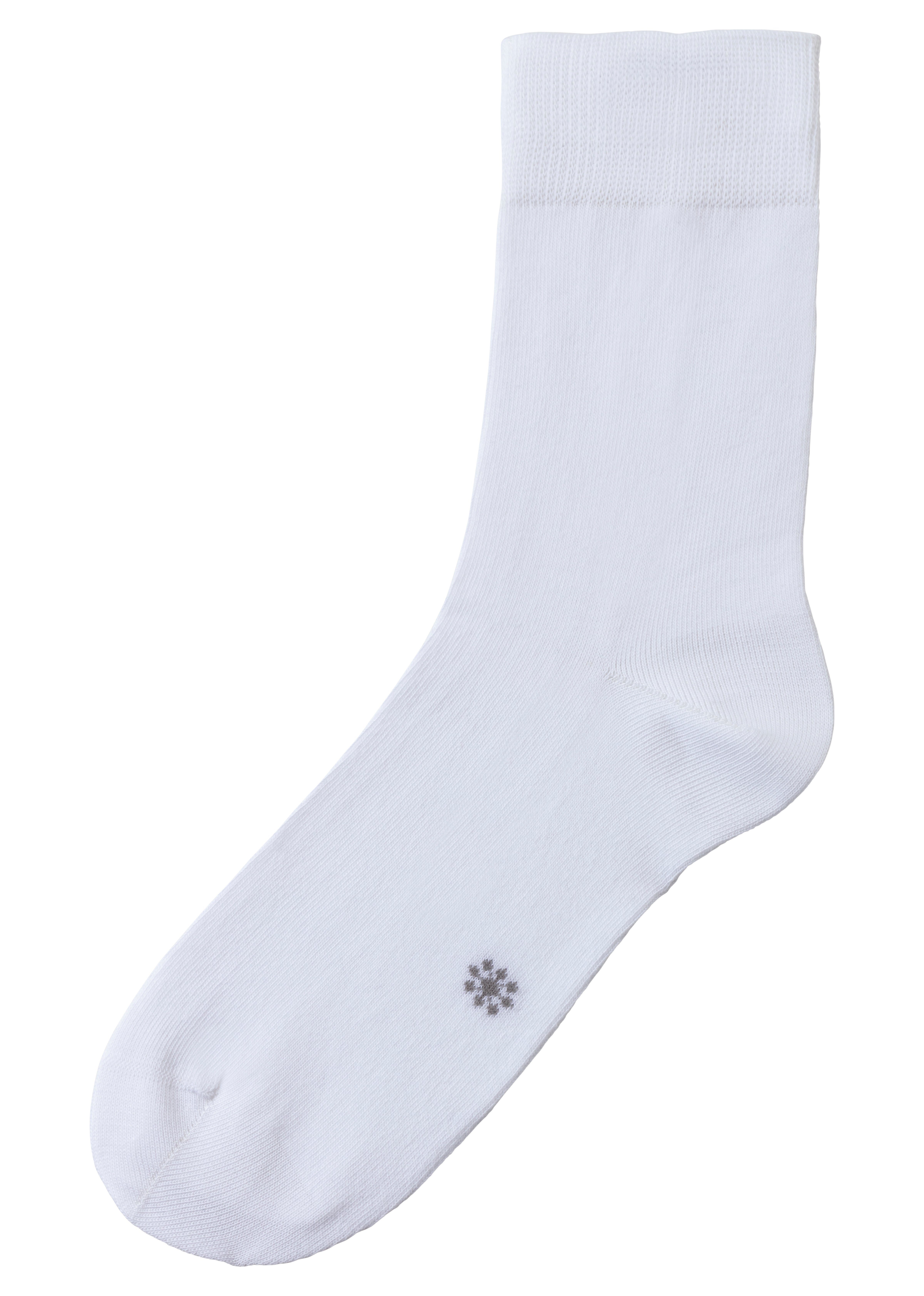 H.I.S Basic sokken met ingebreide symbolen (set, 10 paar)