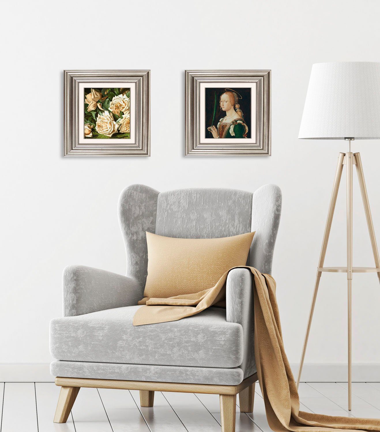 queence Artprint op acrylglas Bloemen Fine Art-print in galeriekwaliteit