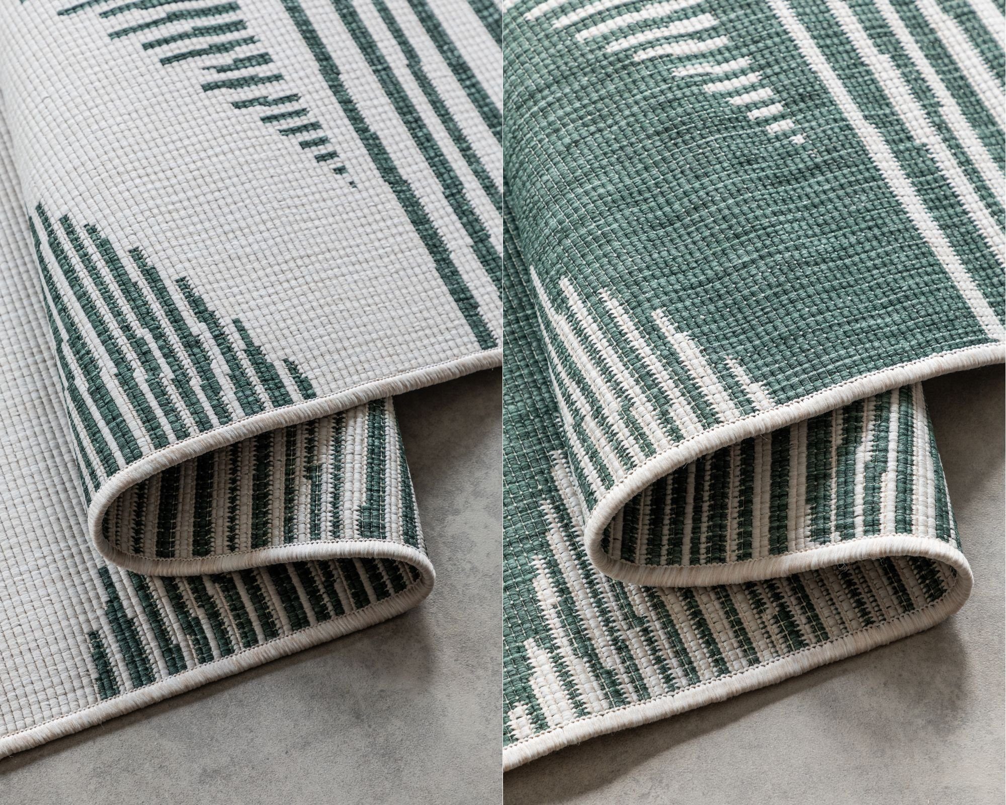 ELLE DECORATION Vloerkleed Rhombus, In- en Outdoor Vlakweefsel, binnen- en buitengebruik, modern, omkeerbaar tapijt, balkon, woonkamer