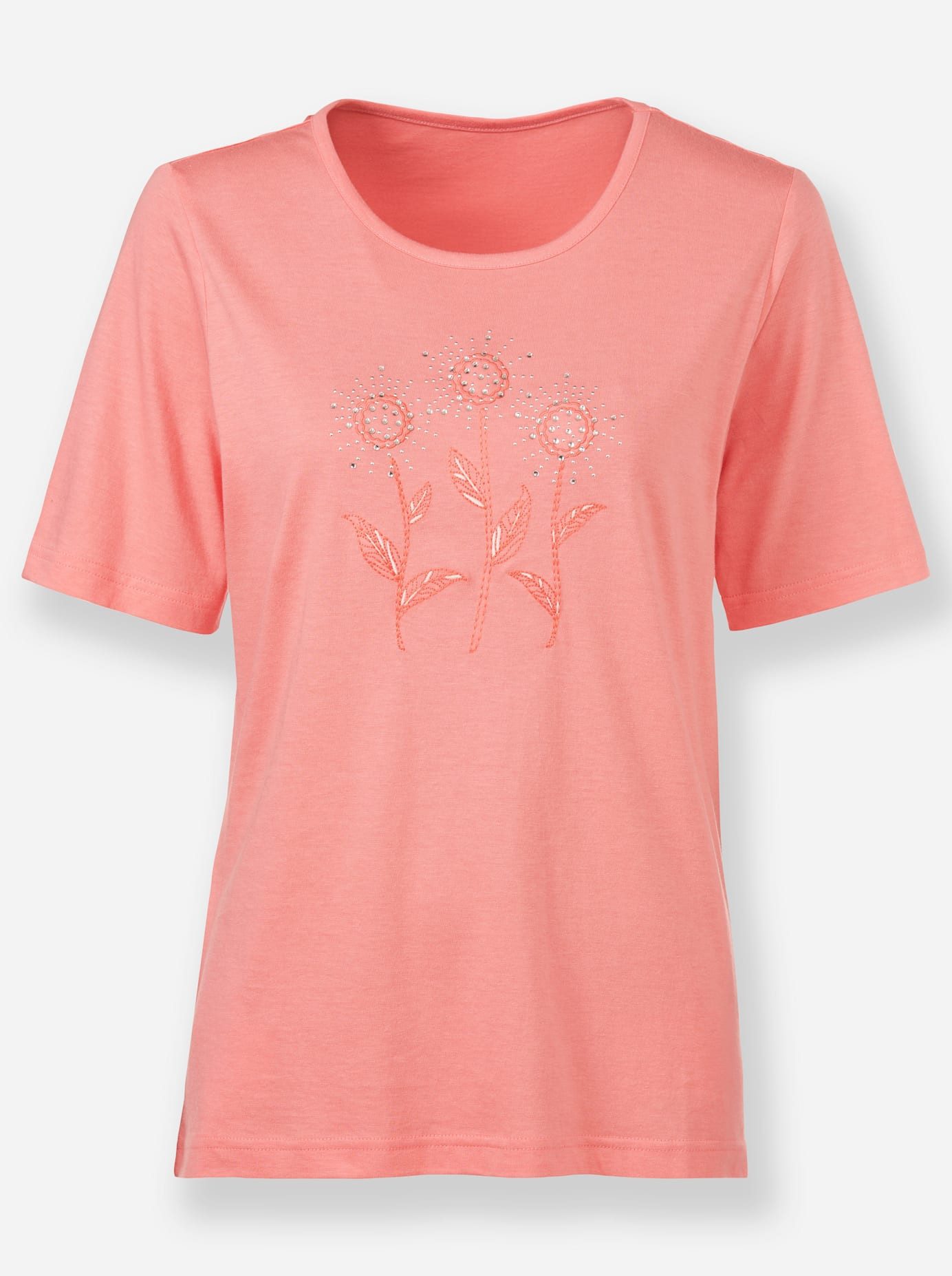 Classic Shirt met ronde hals Shirt (1-delig)