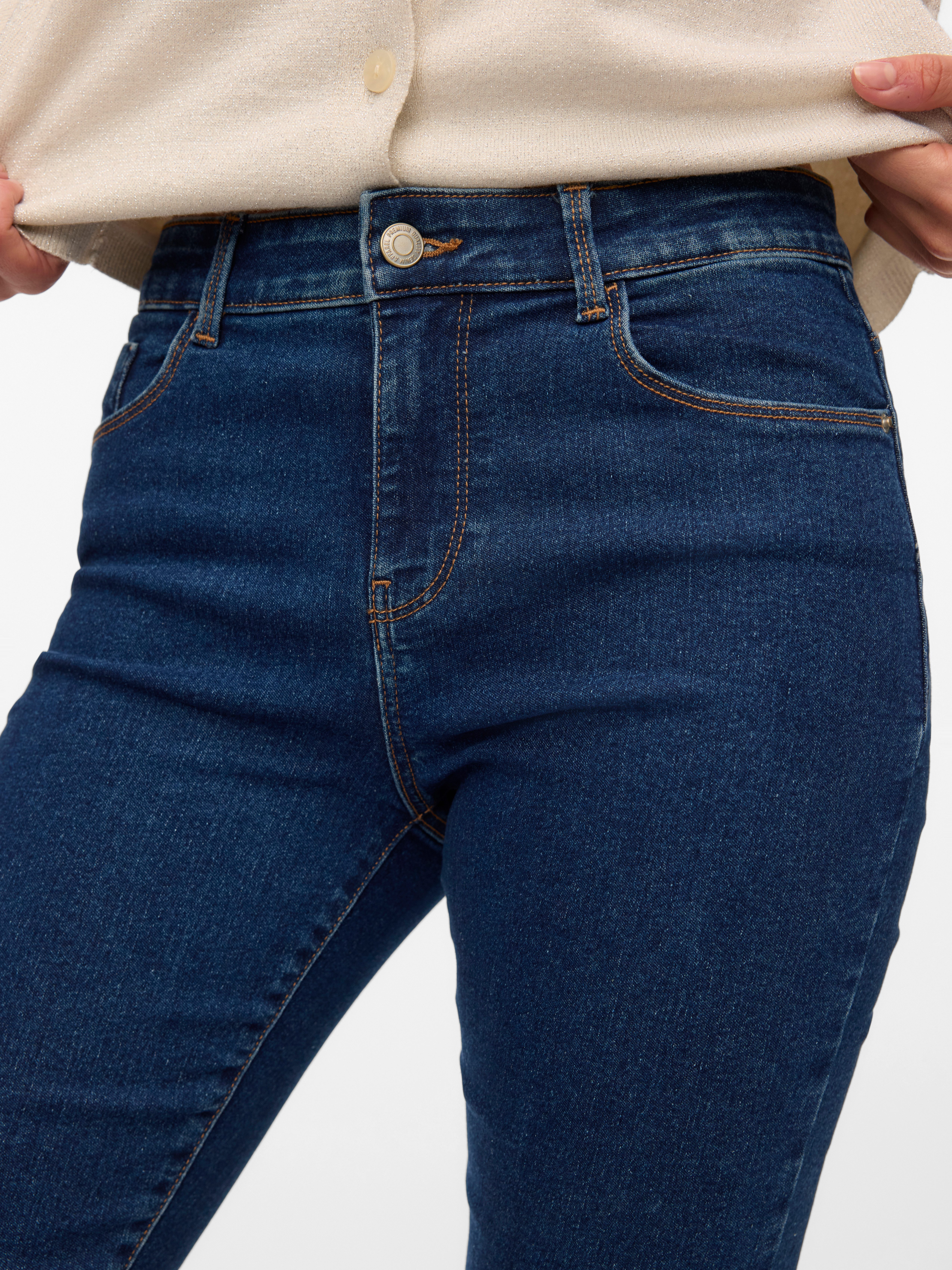 Vero Moda Capri jeans VMELLY MR KNICKERS DNM MIX NOOS