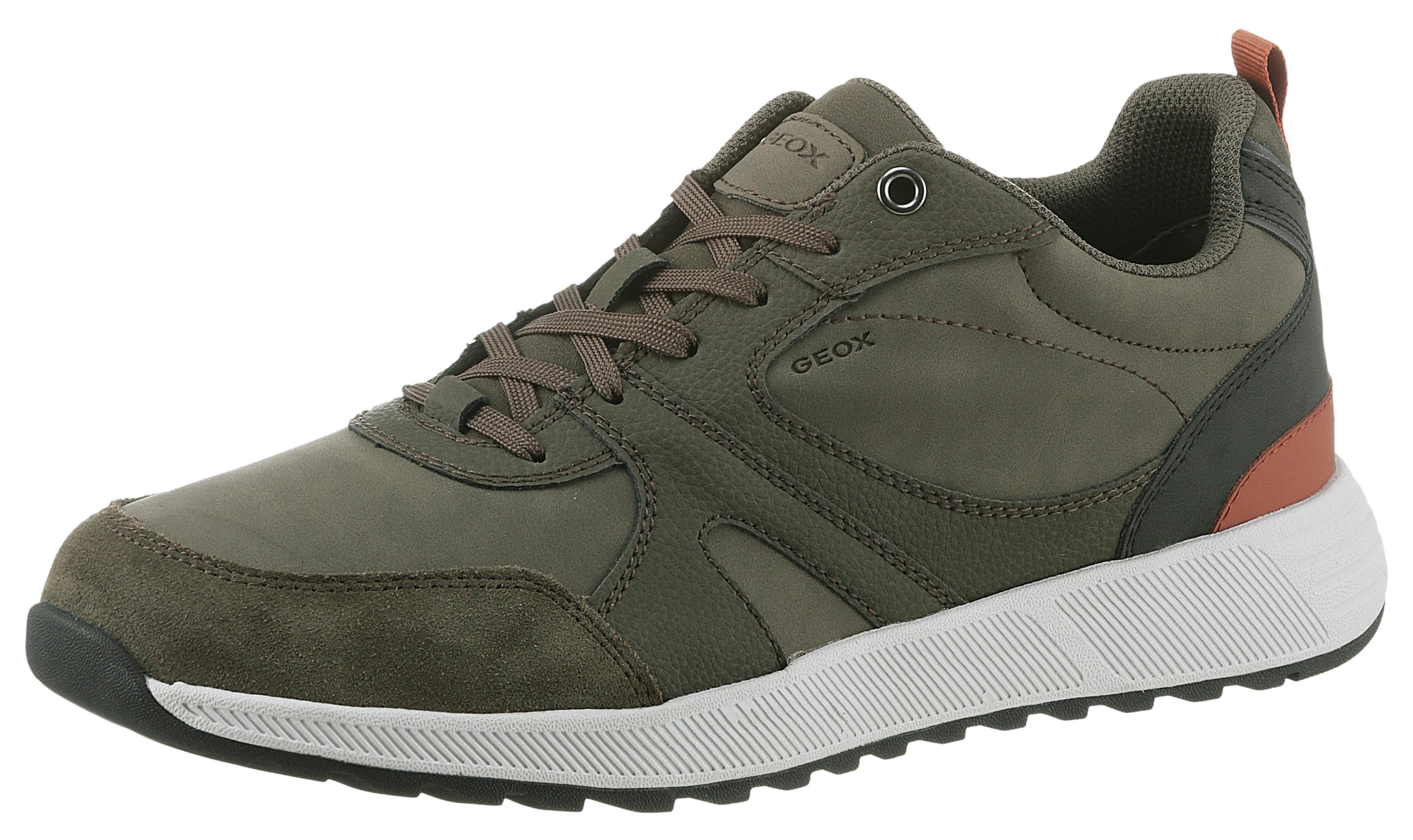 NU 10% KORTING: Geox Sneakers U MOLVENO A Vrijetijdsschoen, halfschoen, veterschoen met plateauzool