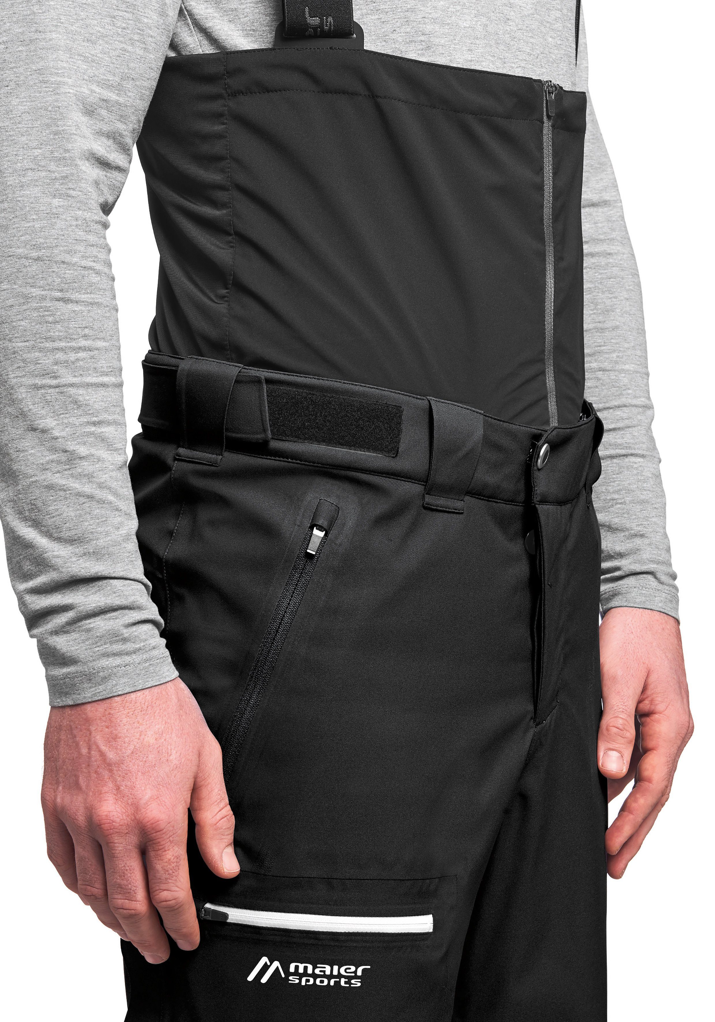 Maier Sports Functionele broek Diabas Bib M Deze waterdichte outdoor-tuinbroek is geschikt voor bergtochten tot tochten op grote hoogte