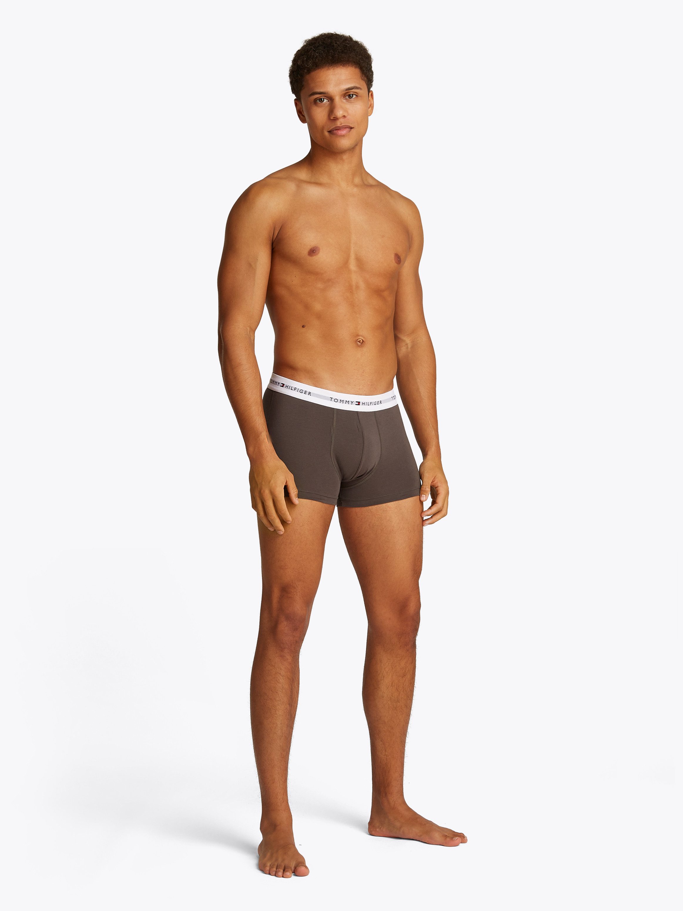 Tommy Hilfiger Underwear Boxershort 3P TRUNK met een logo-opschrift (3 stuks)