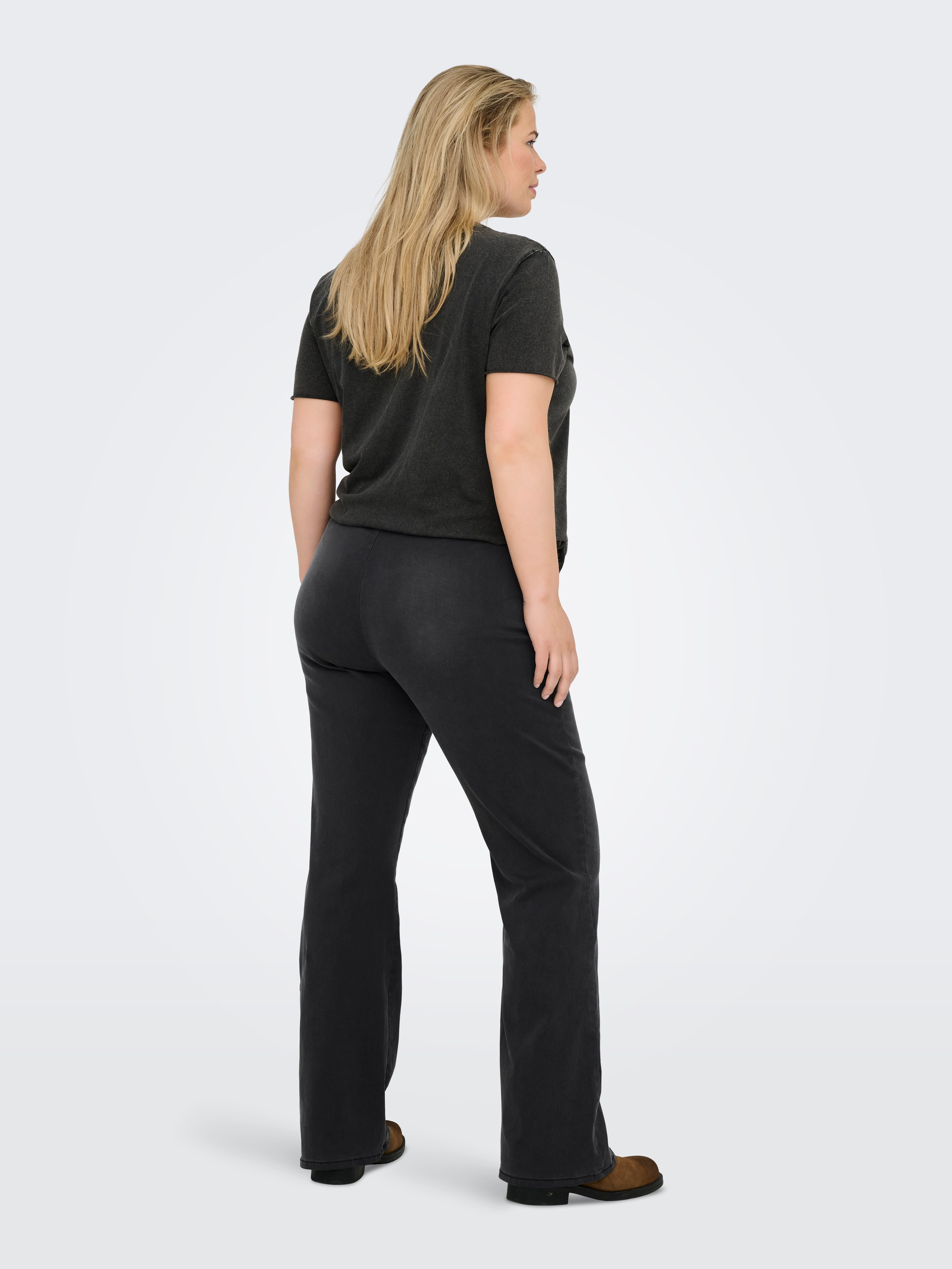 ONLY CARMAKOMA Jeanslegging CARROYAL MID WAIST FLARED LEGGING