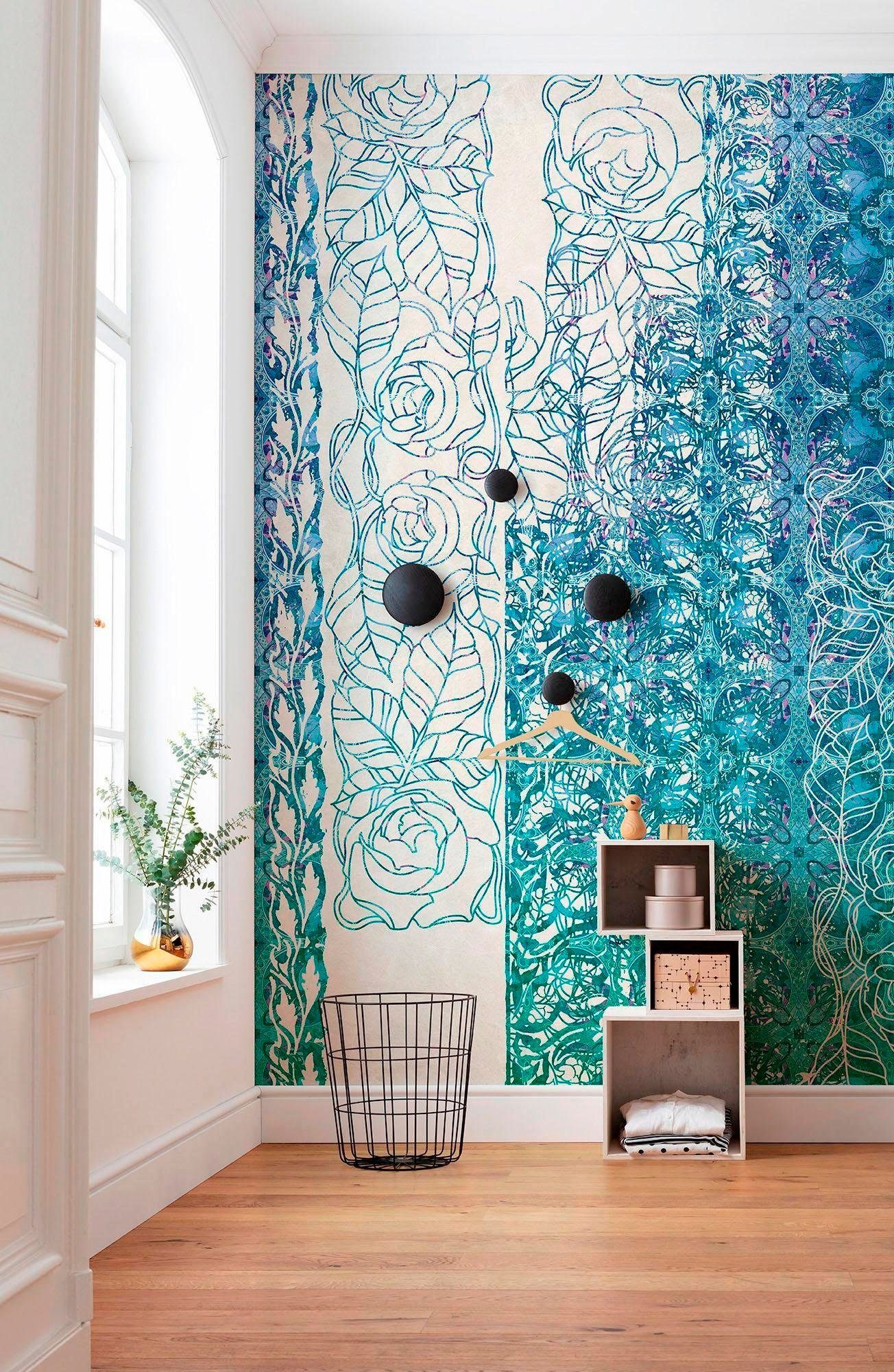Komar Vliesbehang Art Nouveau 250x280 cm (breedte x hoogte)