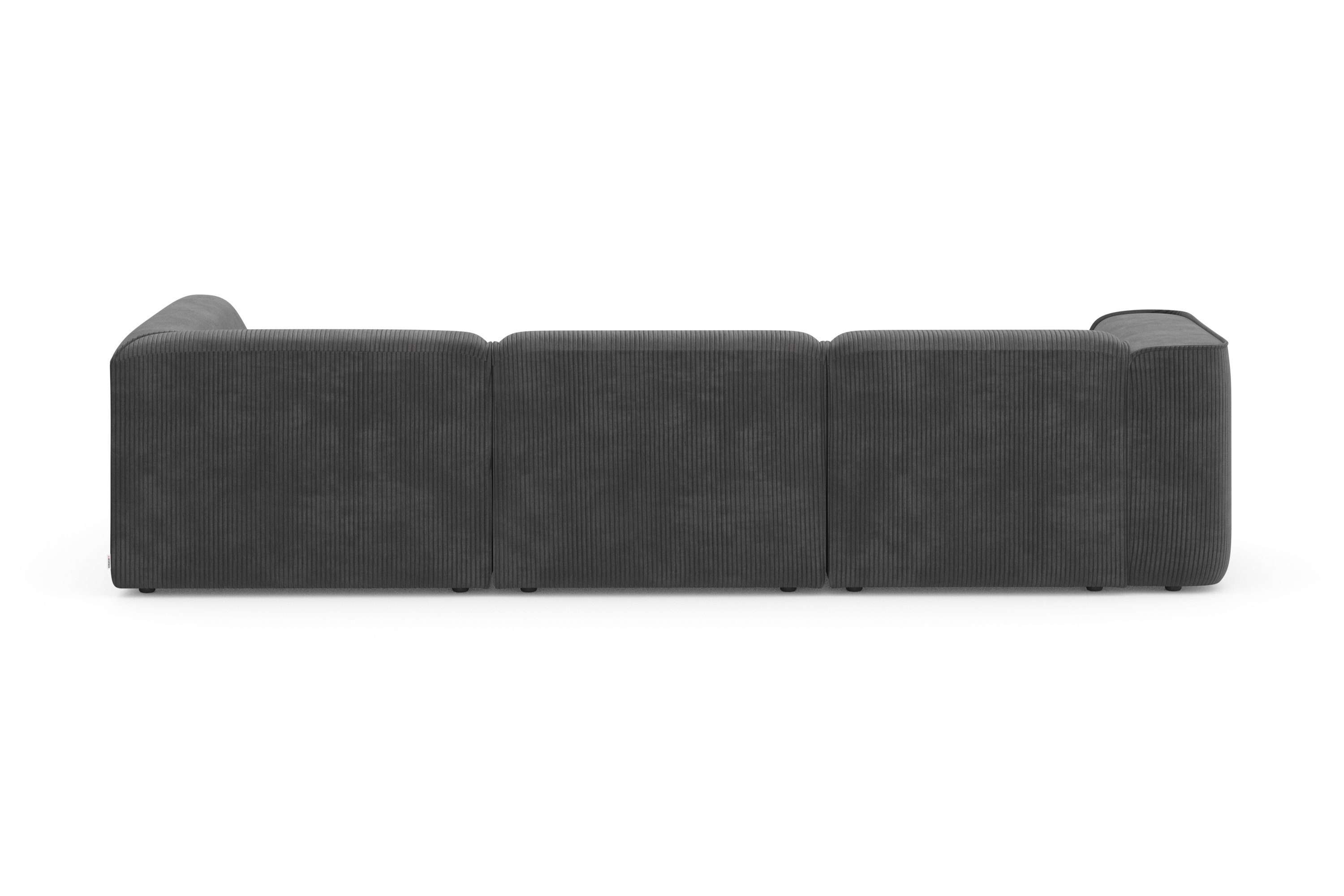 RAUM.ID Hoekbank Merid L-vorm, altijd uitbreidbaar met modules, B/D/H: 295/162/70 cm