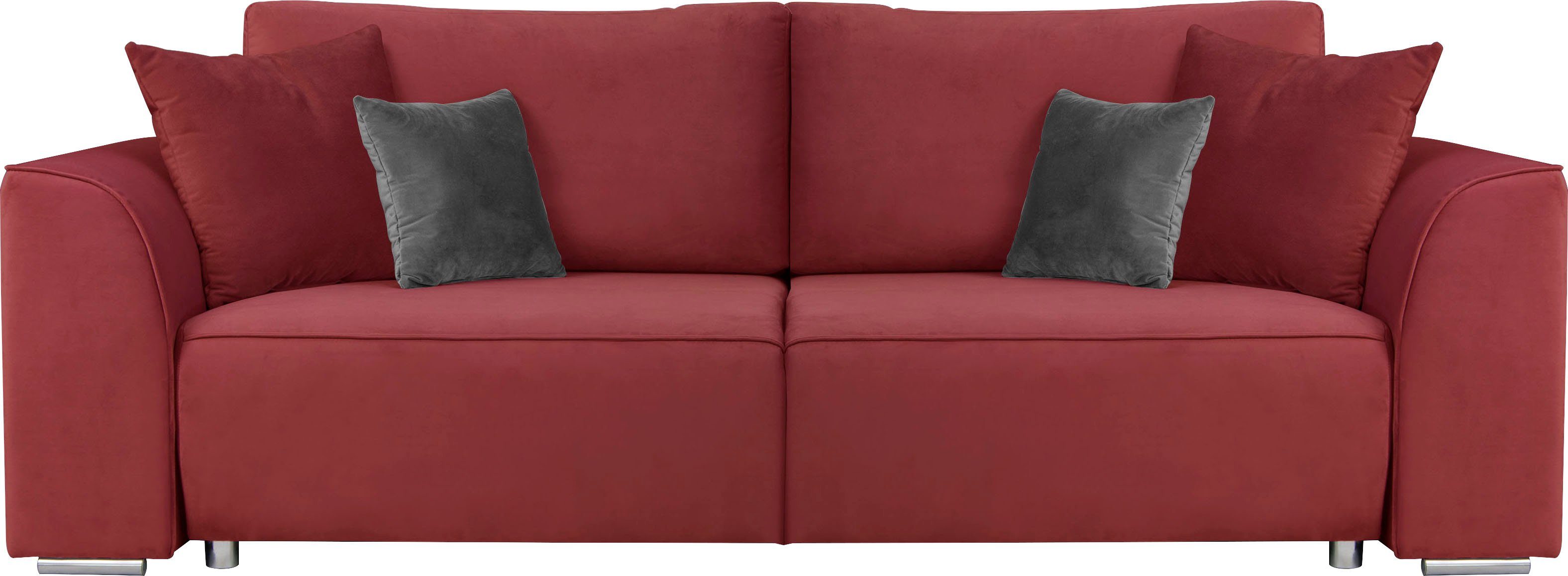 INOSIGN 3-zitsbank BEATRICE optionele slaapbank met bedlade, B/D/H 250/107/92 cm