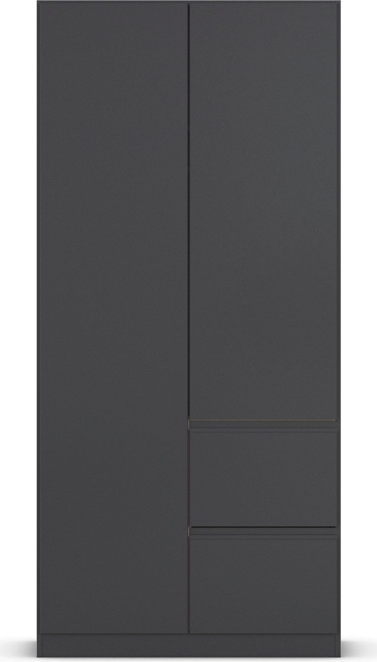 rauch Draaideurkast Kledingkast Kast Garderobe Wasmand COSTA Breedte 91 cm greeploze front met push-to-open functie MADE IN GERMANY