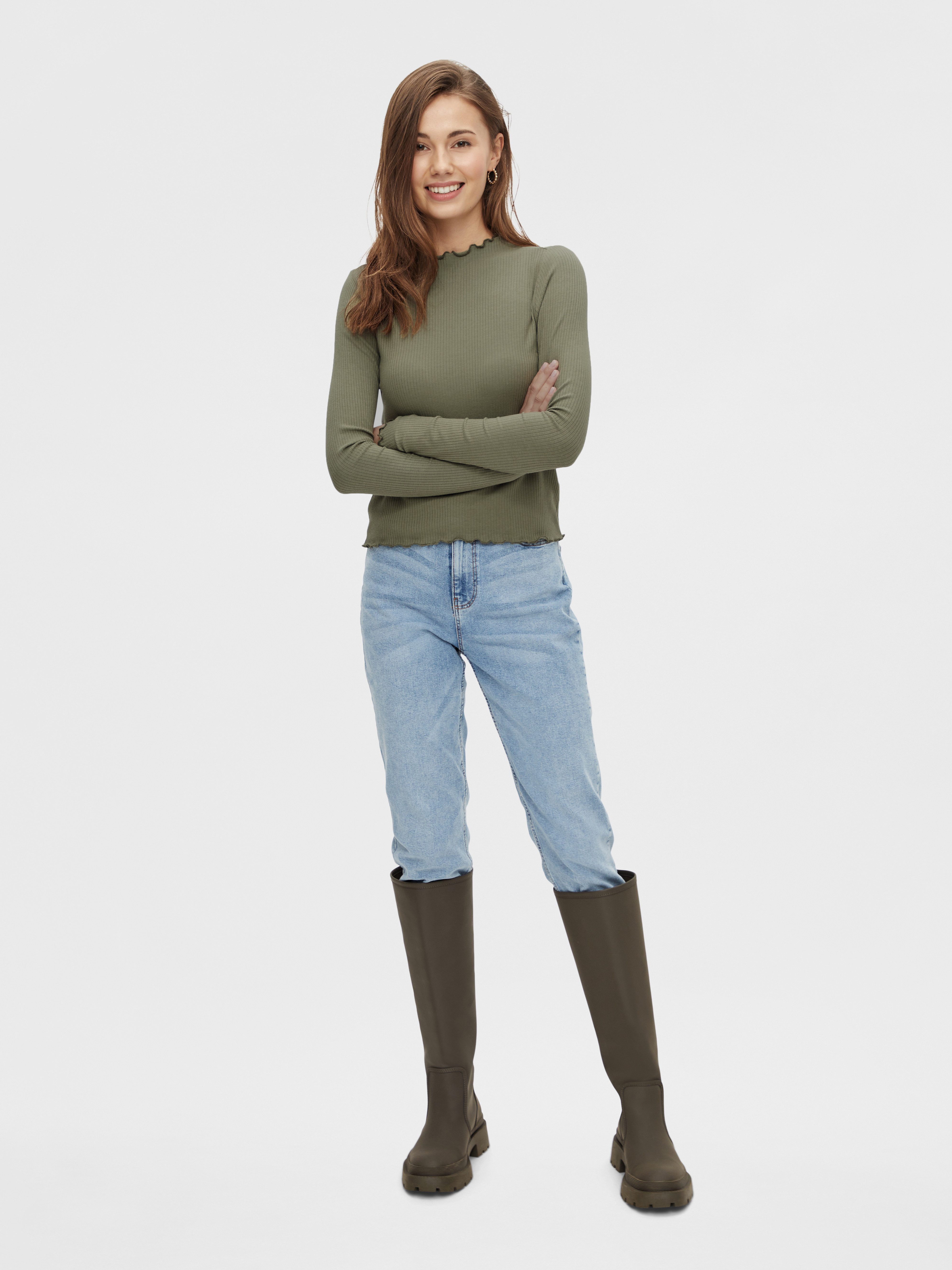 pieces Shirt met lange mouwen PCNICCA LS TOP NOOS