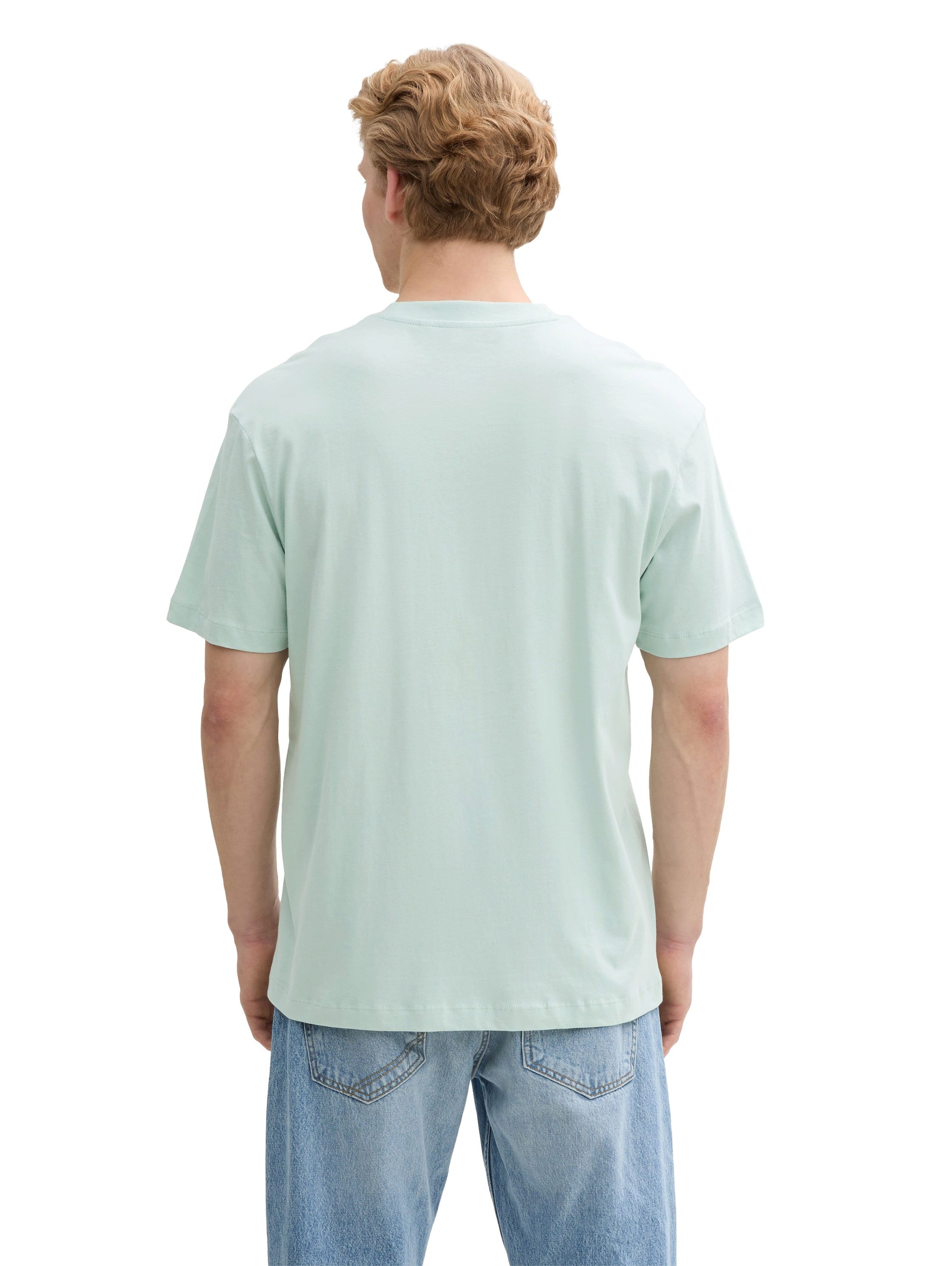 Tom Tailor Denim T-shirt met merkfrontprint