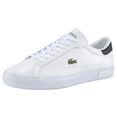 lacoste sneakers powercourt 0121 1 sma wit