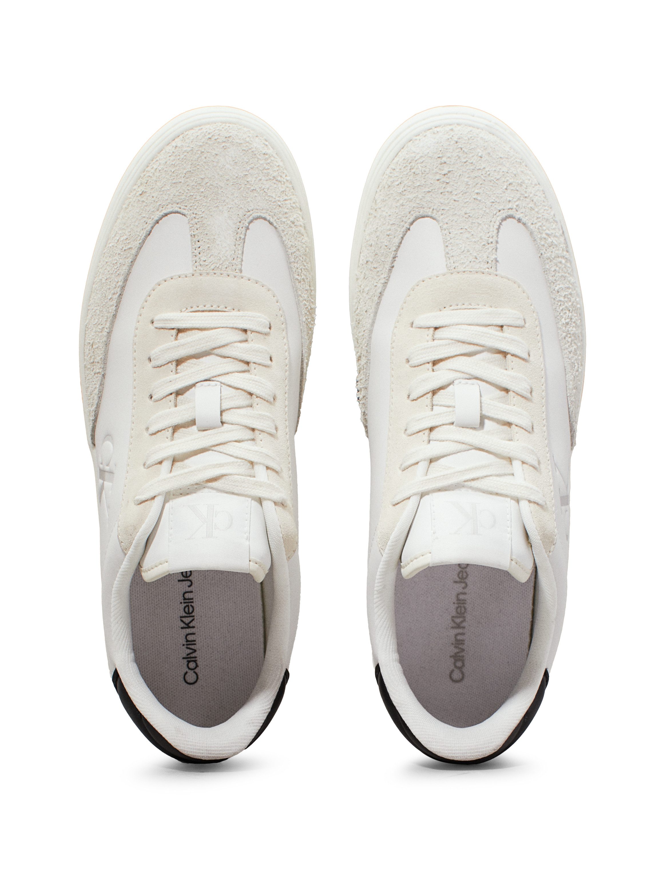 Calvin Klein Plateausneakers CLASSIC CUPSOLE LOW MG MIX veterschoen, lage schoen, vrijetijdsschoen met gepolsterde schachtversteviging