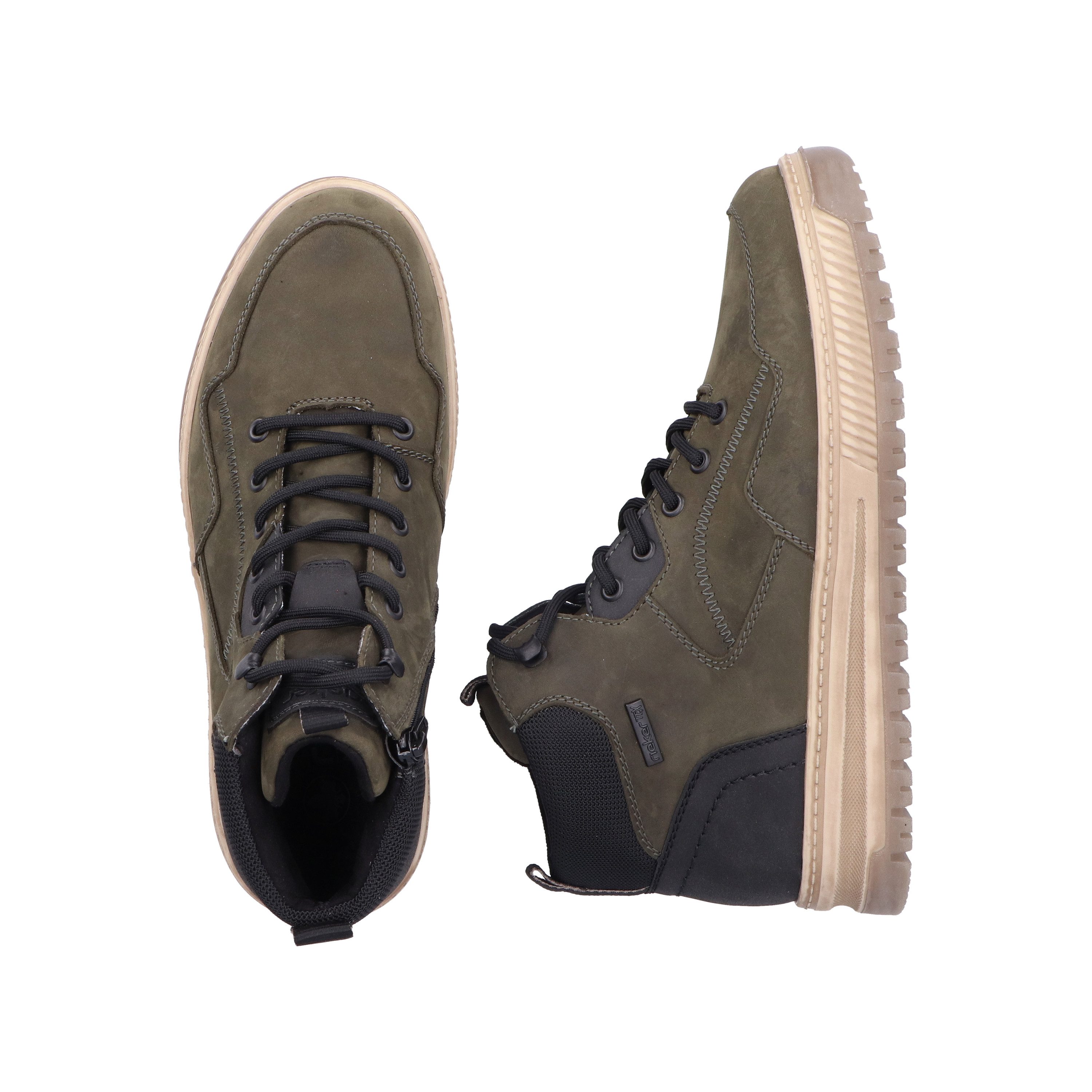 Rieker Veterschoenen Outdoorlaarzen, sneakerboots, TEX-membraan, met binnenritssluiting