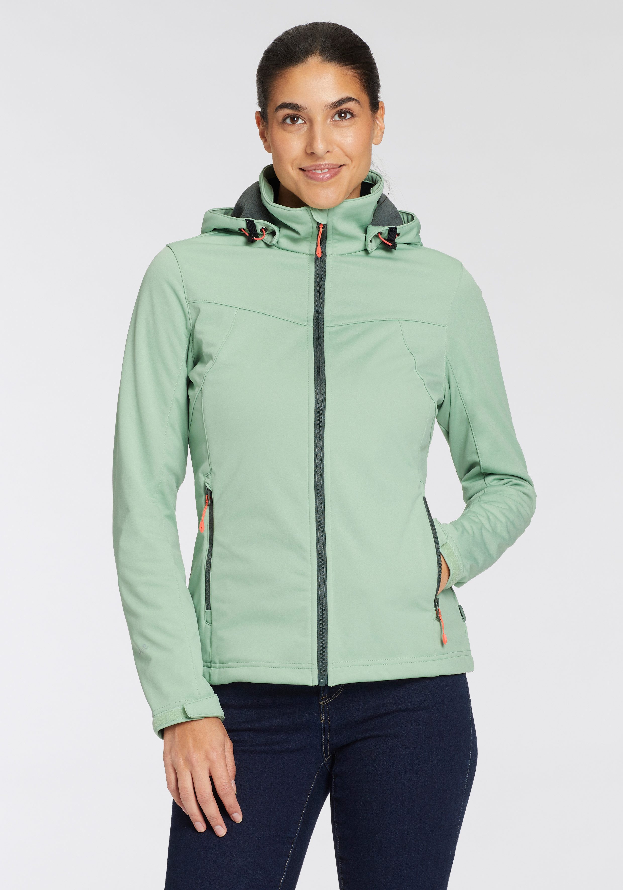 Icepeak Softshell-jack D SOFTSHELLJAS BOISE Waterdicht & Winddicht (1 stuk)